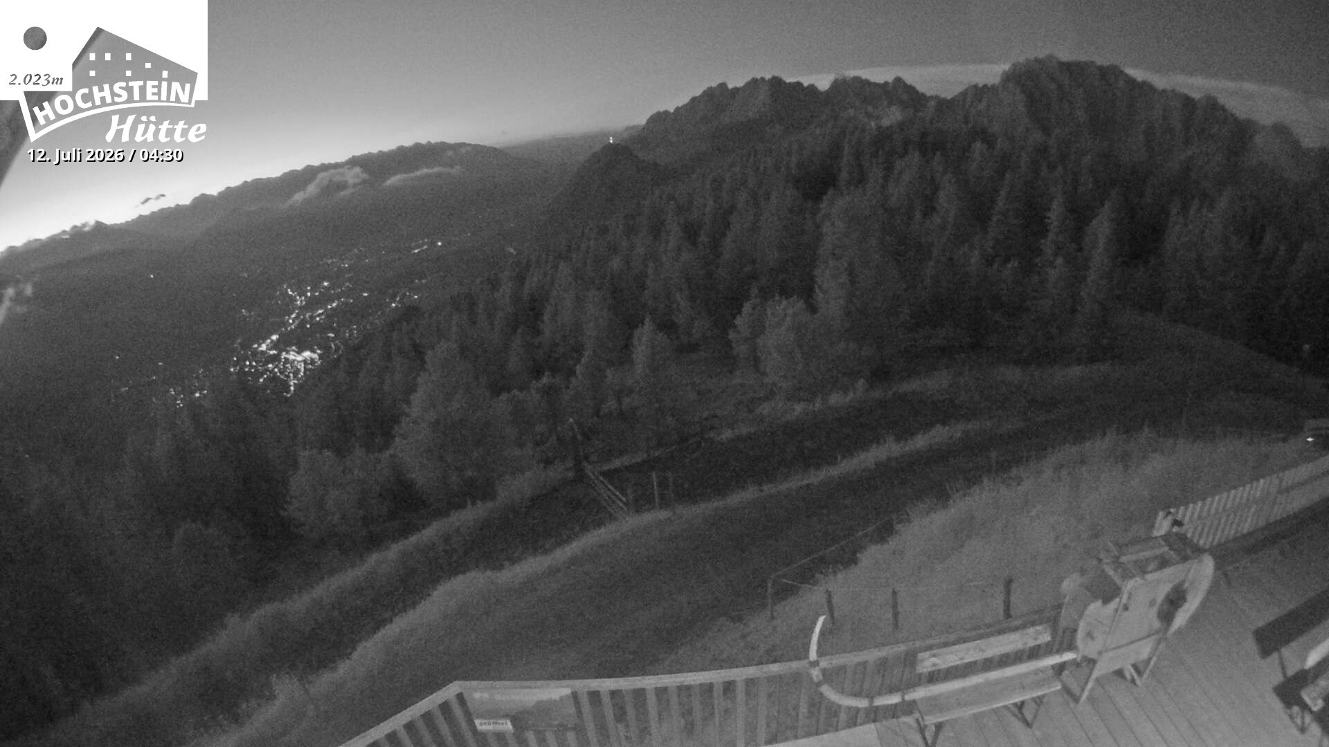 Archived image Webcam "Hochstein" mountain hut