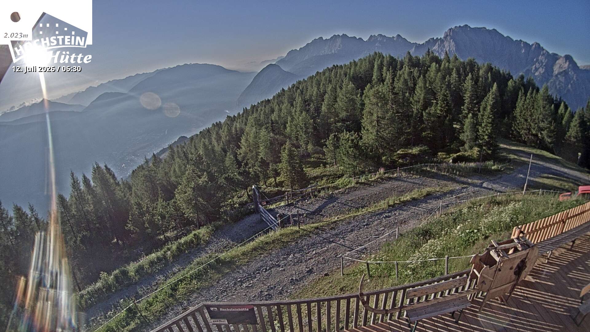 Archived image Webcam "Hochstein" mountain hut
