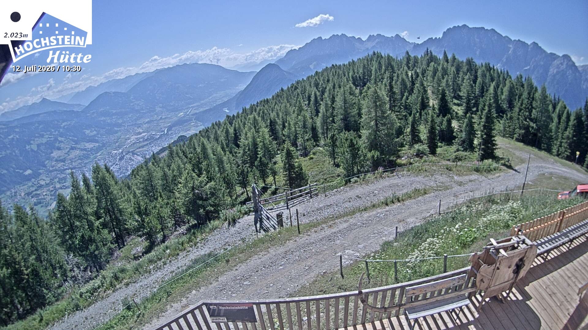 Archived image Webcam "Hochstein" mountain hut