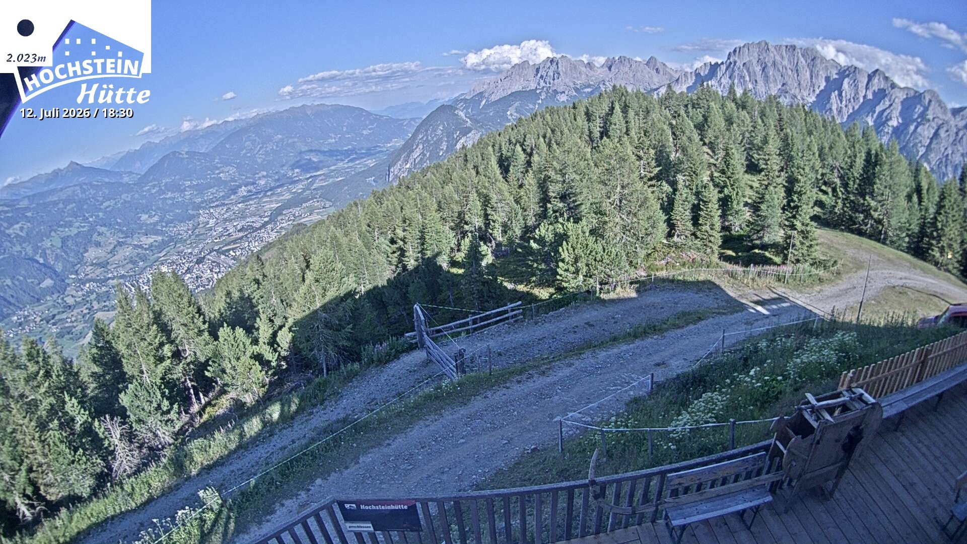 Archived image Webcam "Hochstein" mountain hut