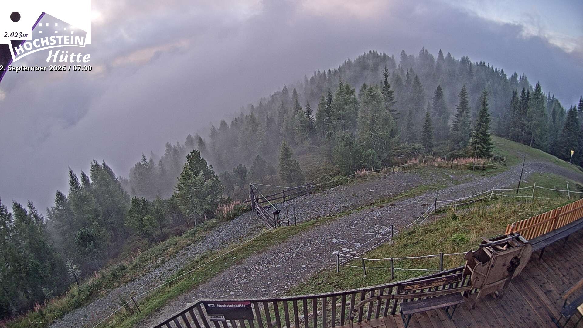 Archived image Webcam "Hochstein" mountain hut