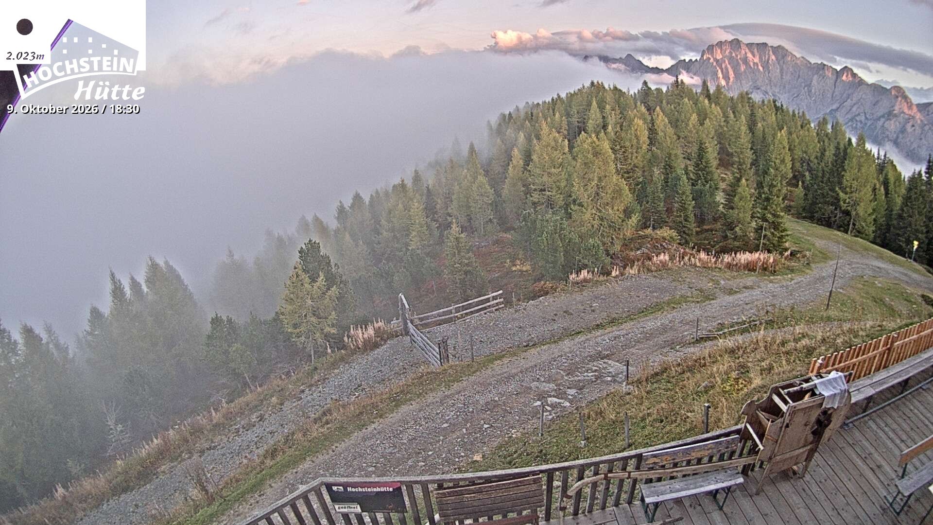 Archived image Webcam "Hochstein" mountain hut