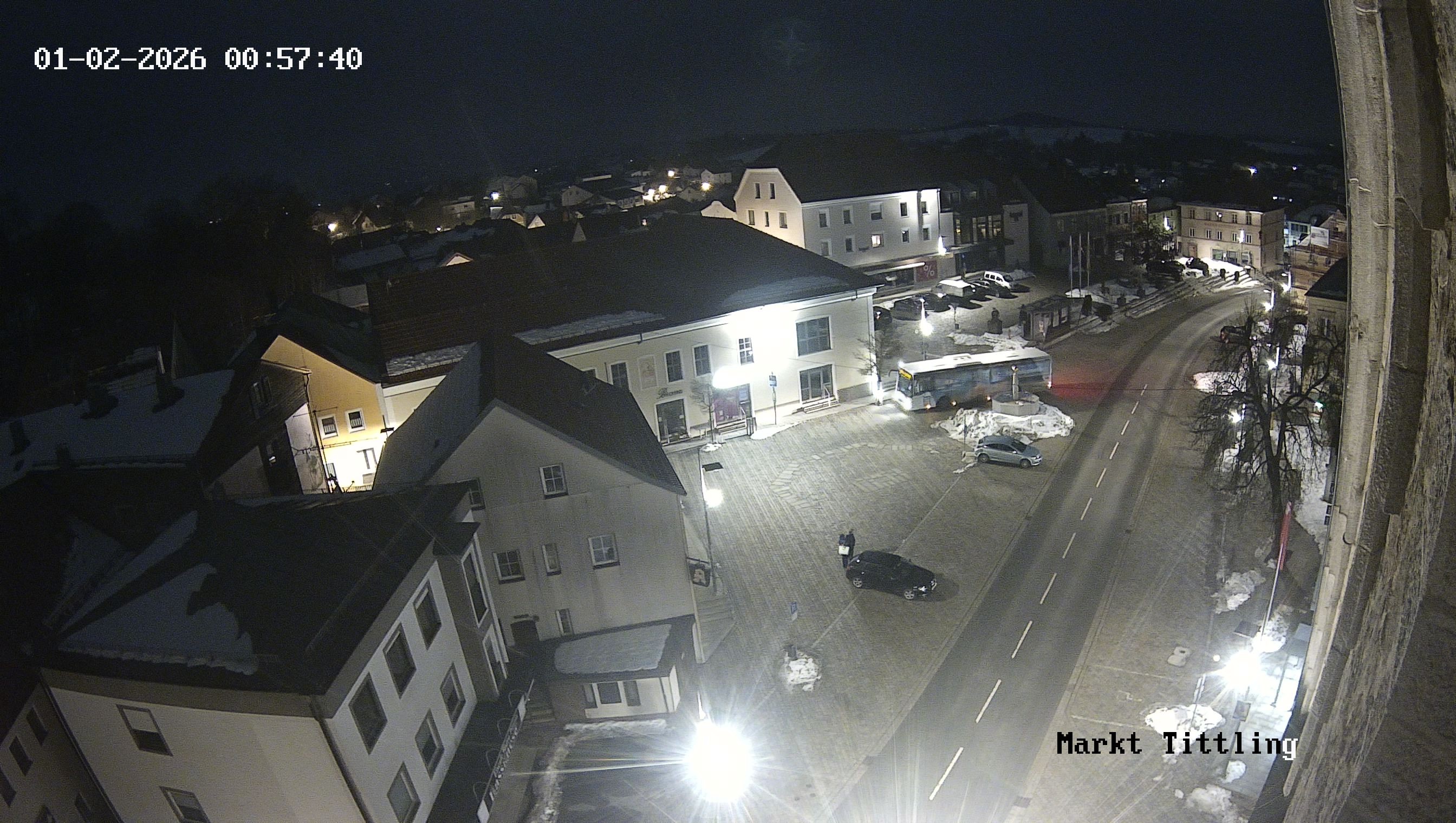 Archiv Foto Webcam Marktplatz in Tittling