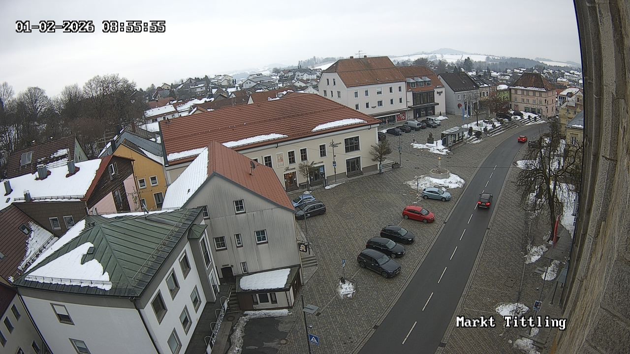 Archiv Foto Webcam Marktplatz in Tittling