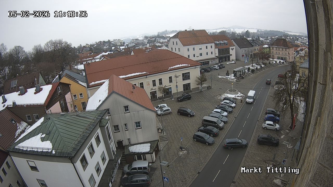 Archiv Foto Webcam Marktplatz in Tittling