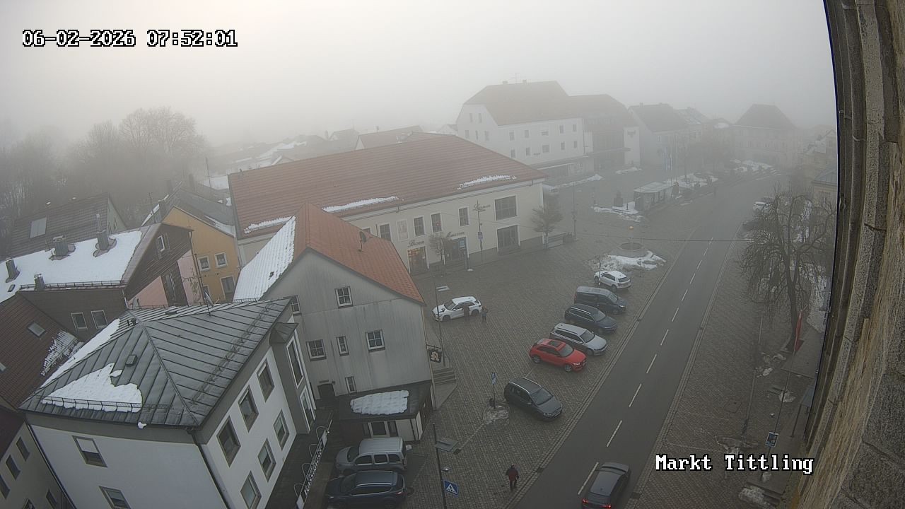 Archiv Foto Webcam Marktplatz in Tittling