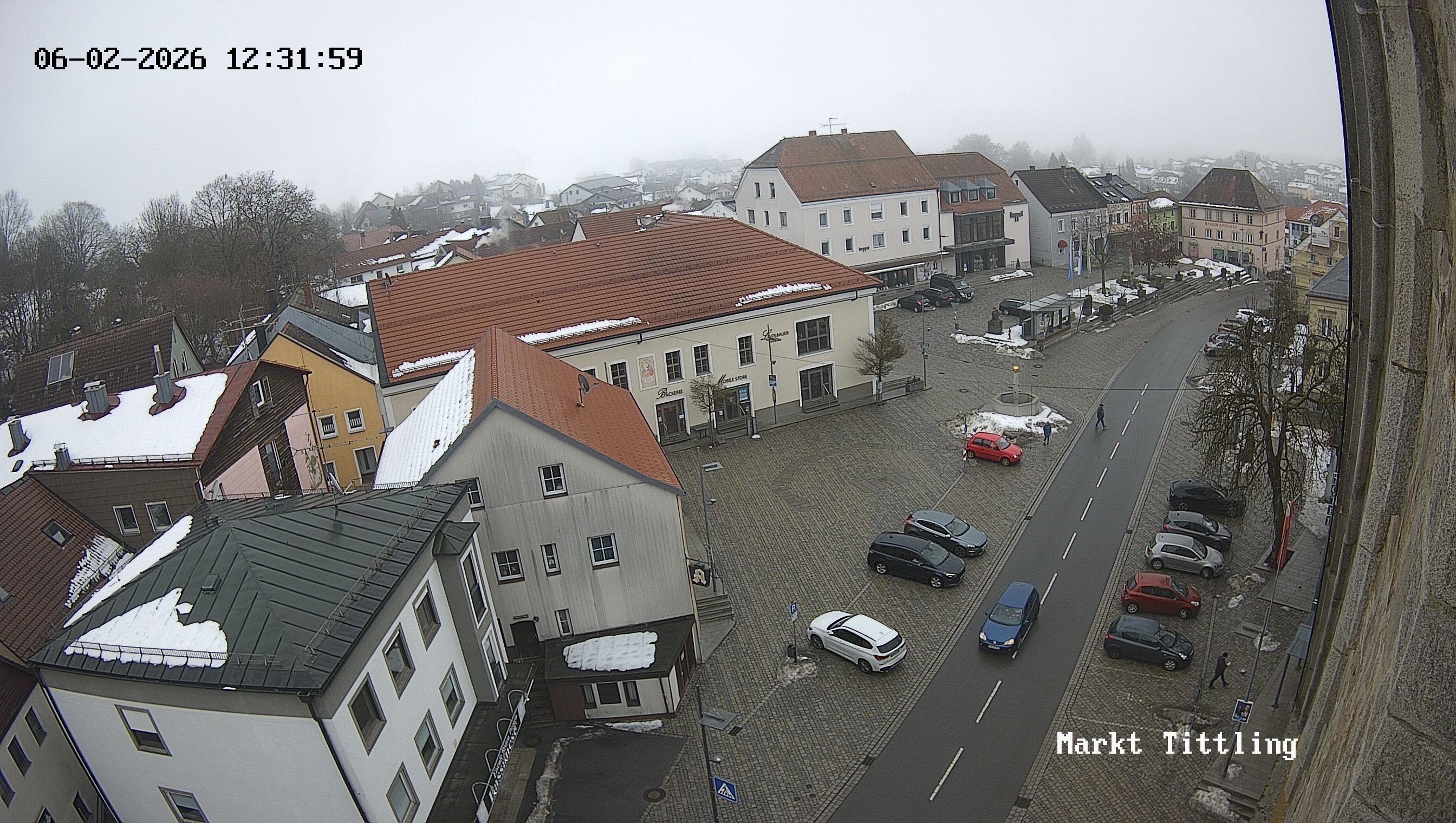 Archiv Foto Webcam Marktplatz in Tittling