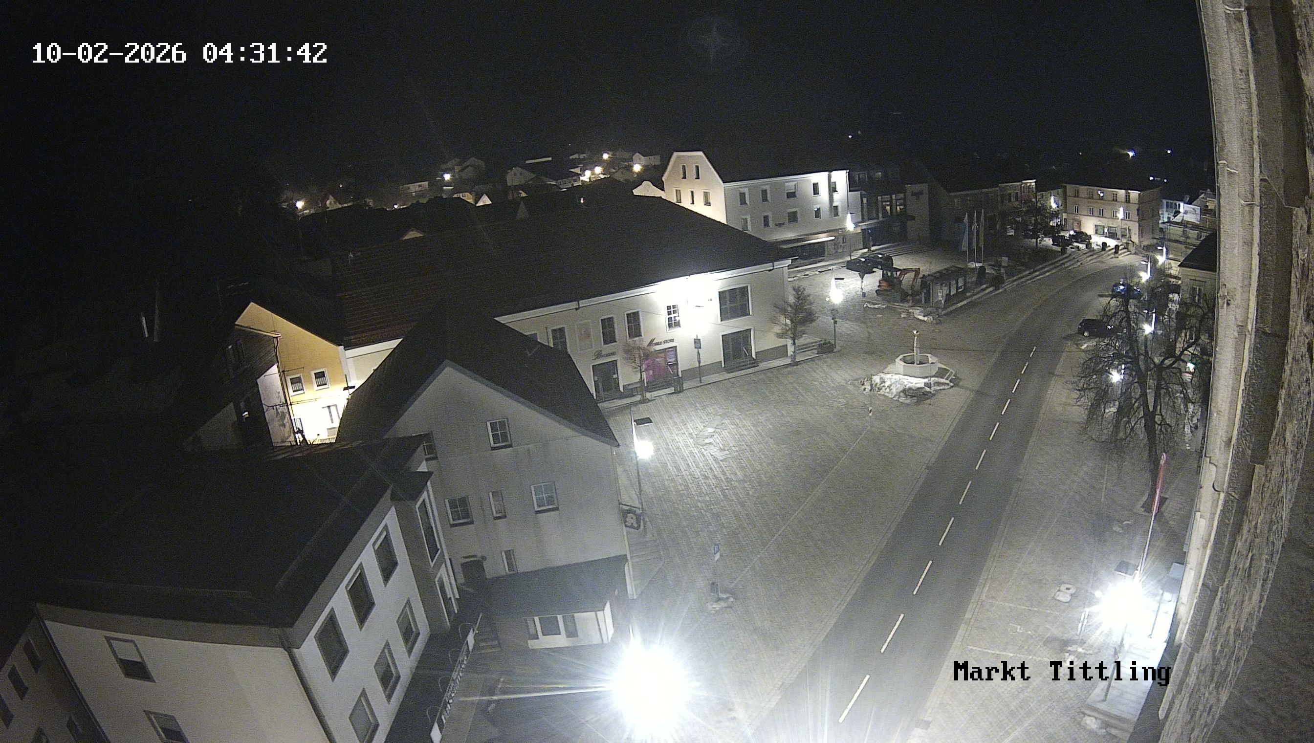 Archiv Foto Webcam Marktplatz in Tittling