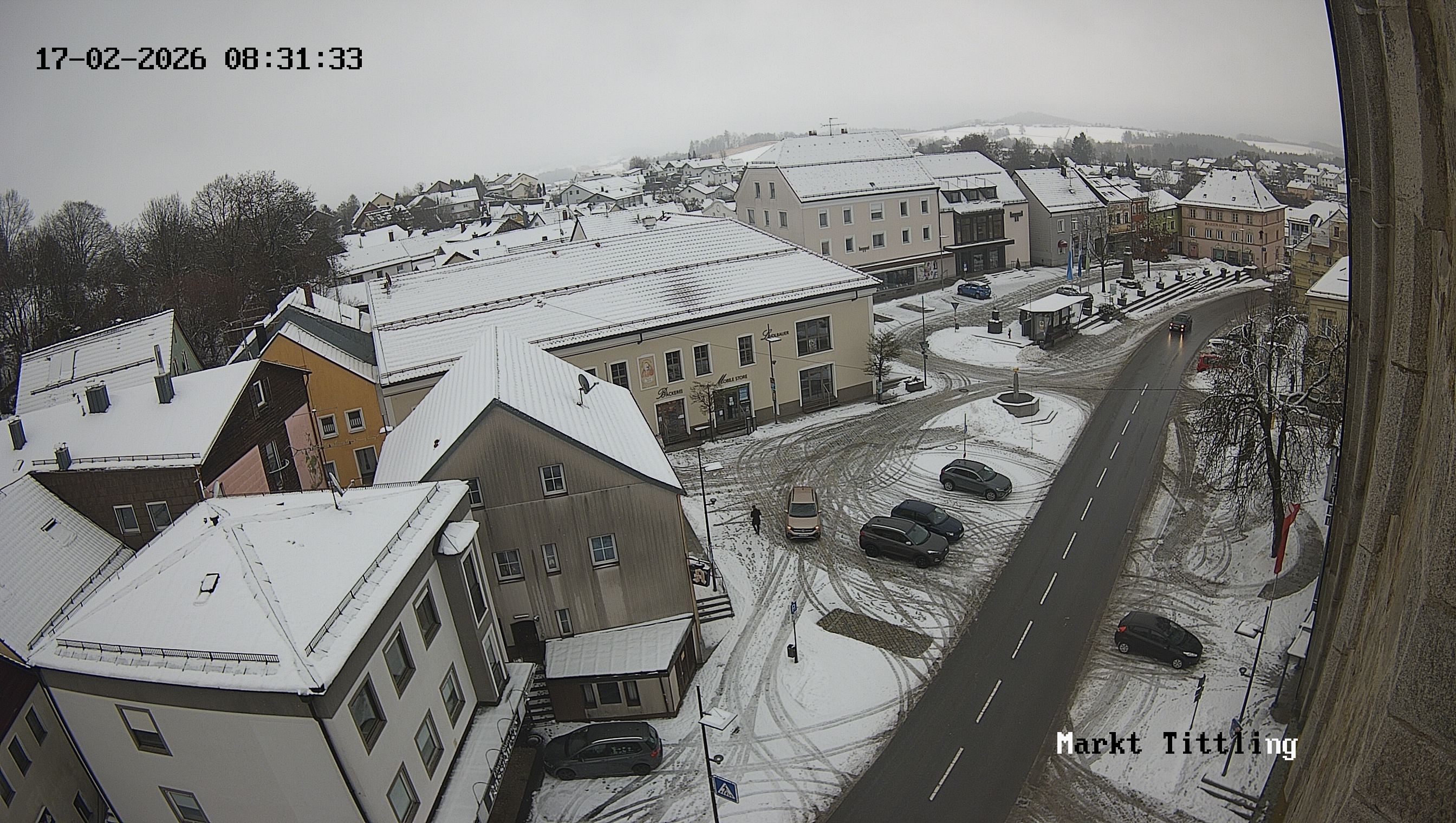Archiv Foto Webcam Marktplatz in Tittling