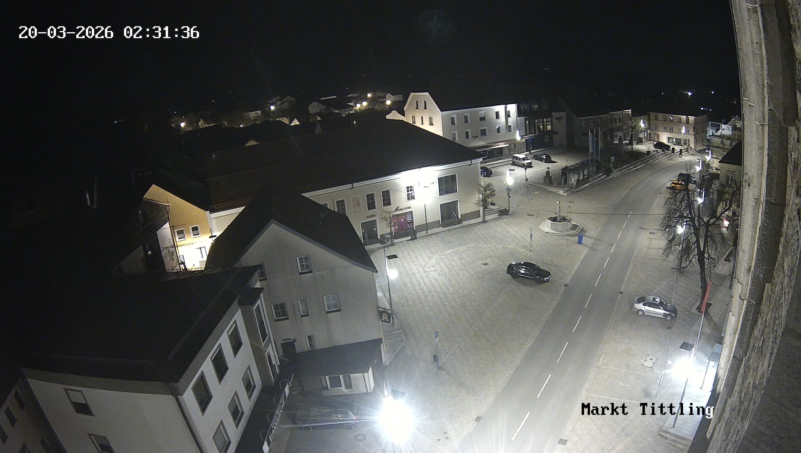 Archiv Foto Webcam Marktplatz in Tittling