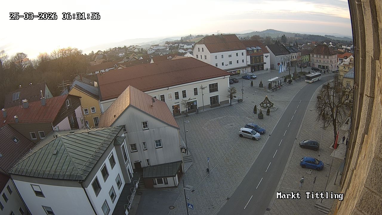 Archived image Webcam Tittling Market Square