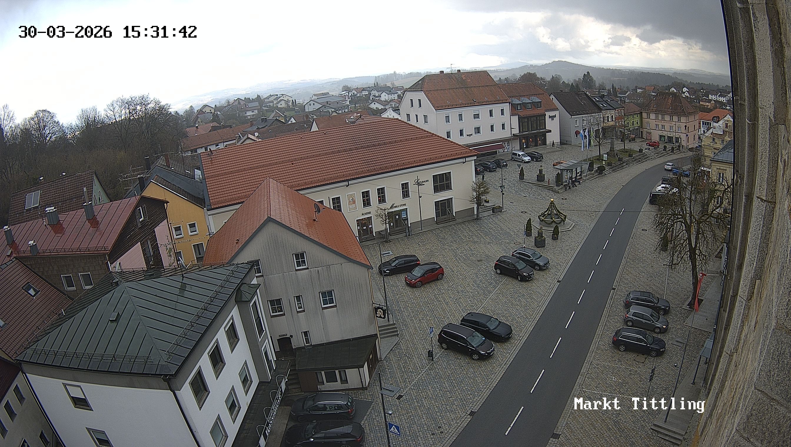 Archiv Foto Webcam Marktplatz in Tittling