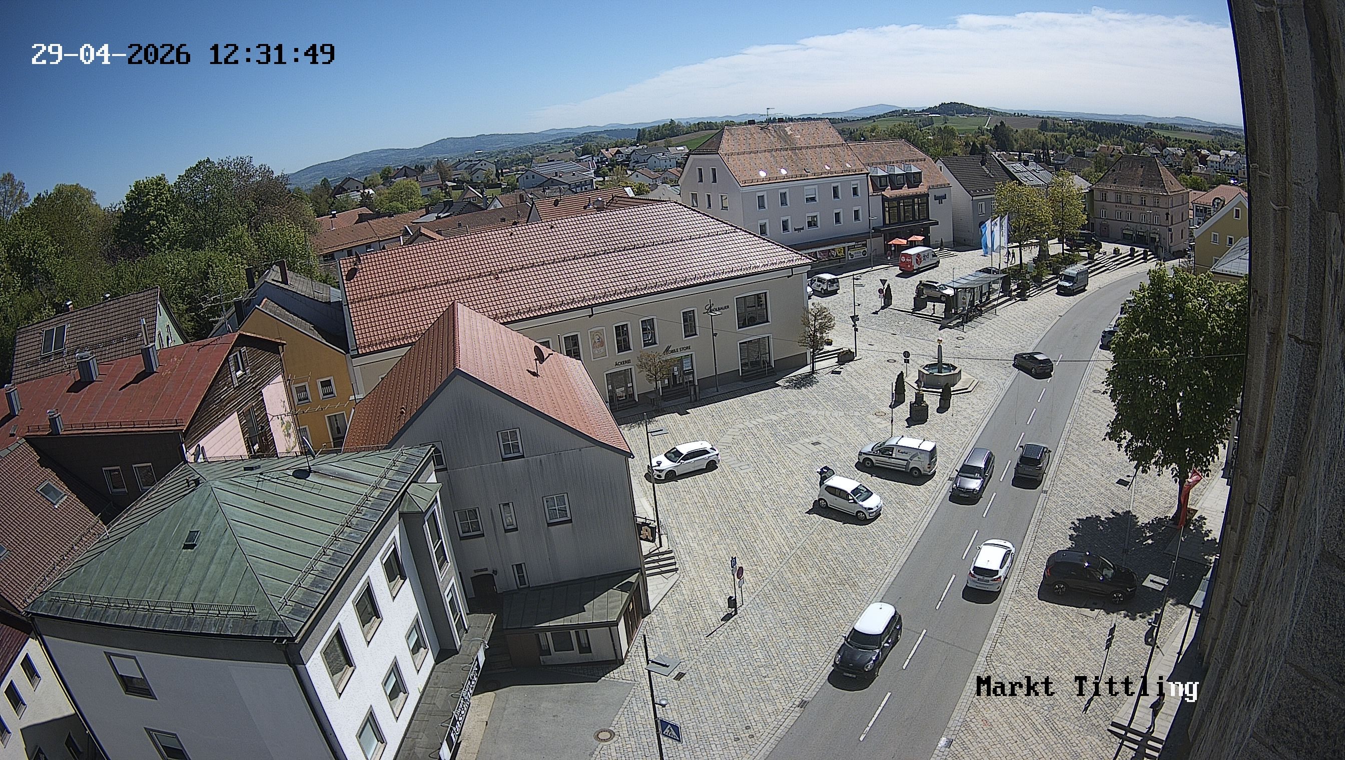 Archived image Webcam Tittling Market Square