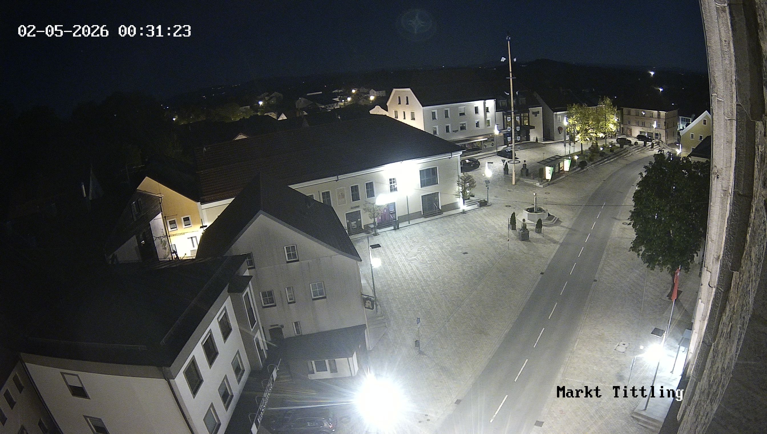 Archiv Foto Webcam Marktplatz in Tittling