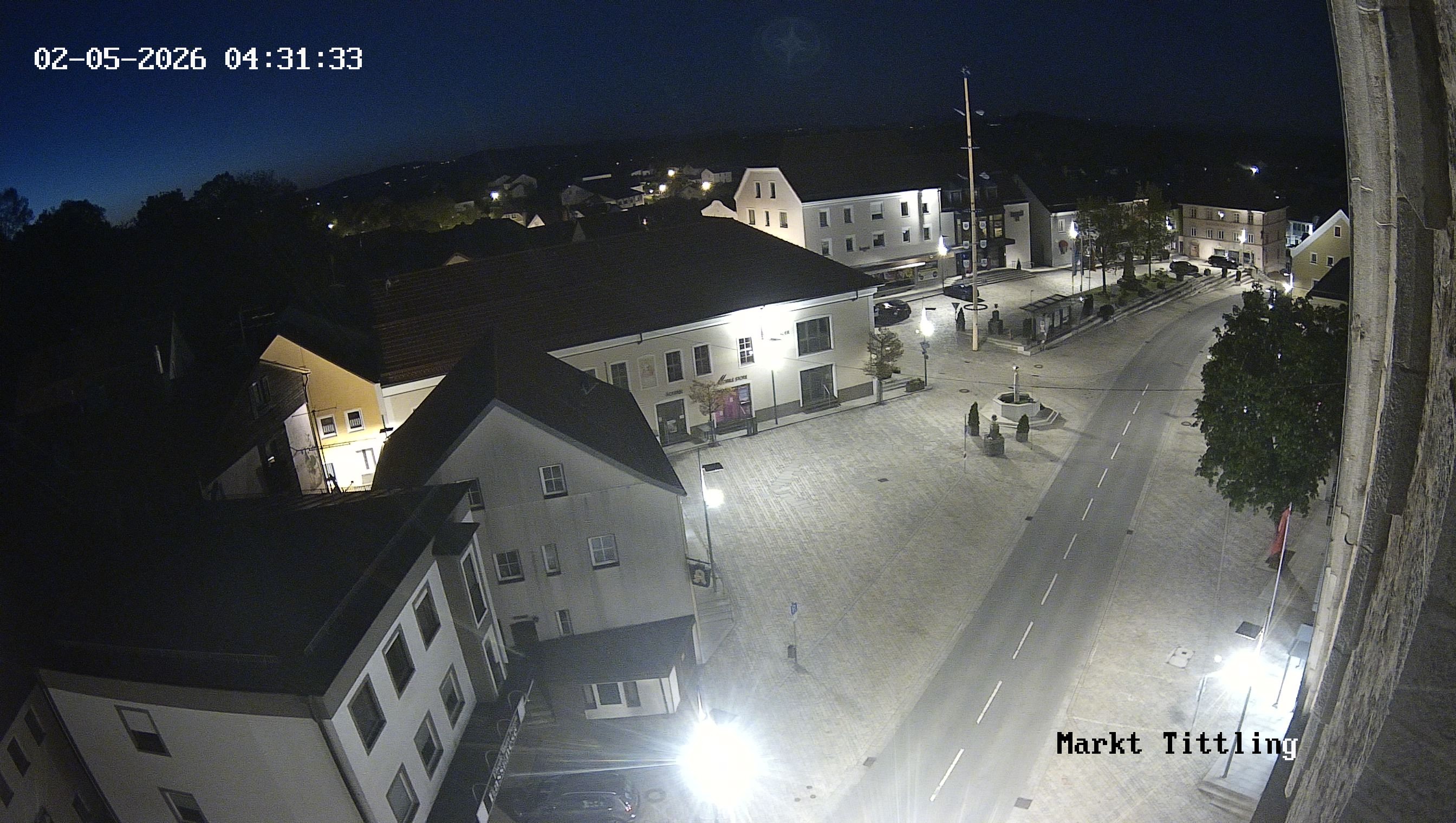 Archiv Foto Webcam Marktplatz in Tittling