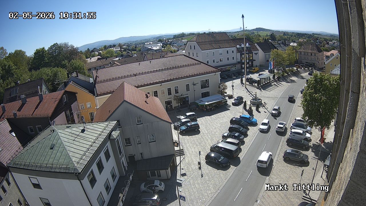 Archiv Foto Webcam Marktplatz in Tittling