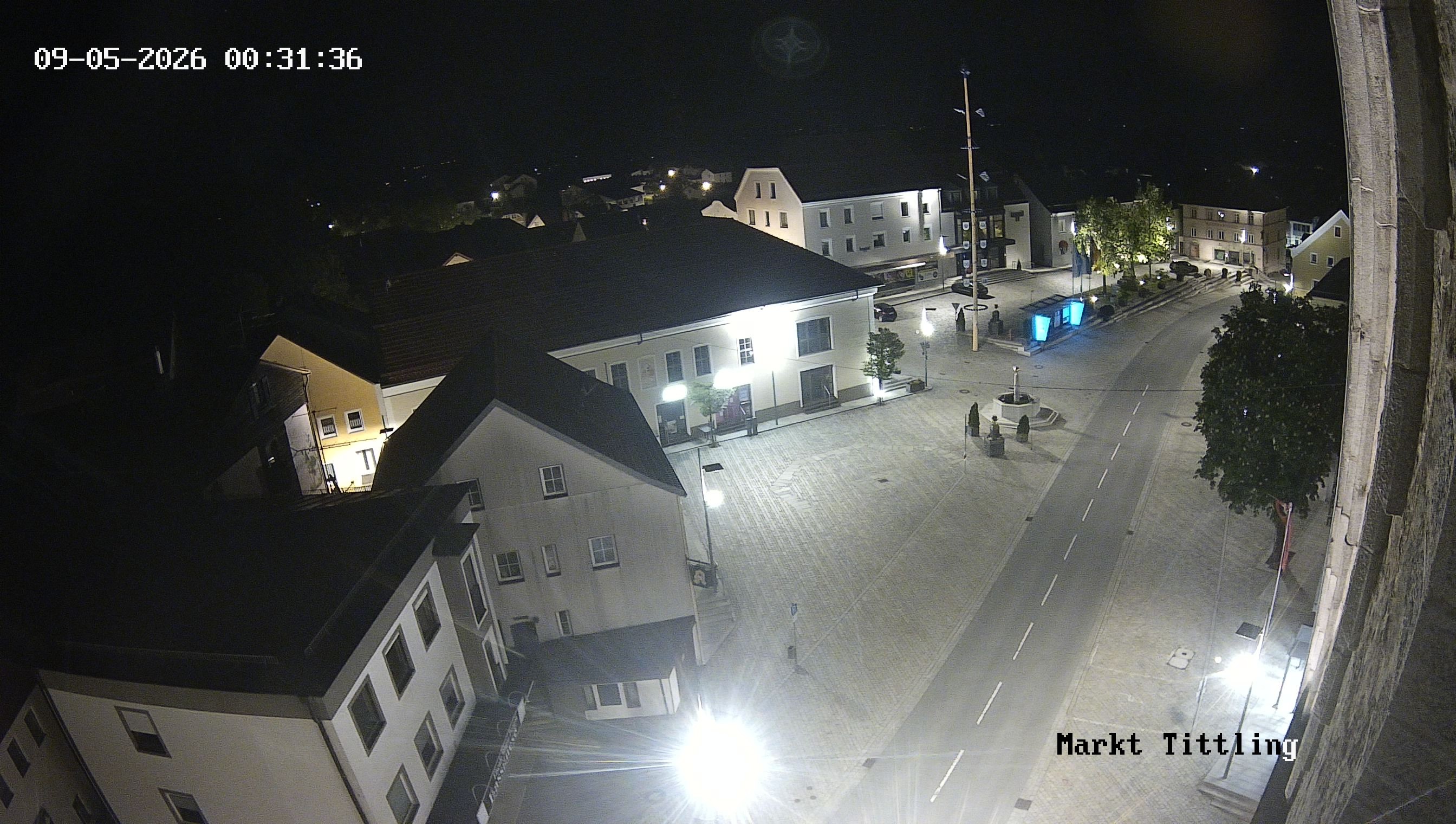 Archiv Foto Webcam Marktplatz in Tittling