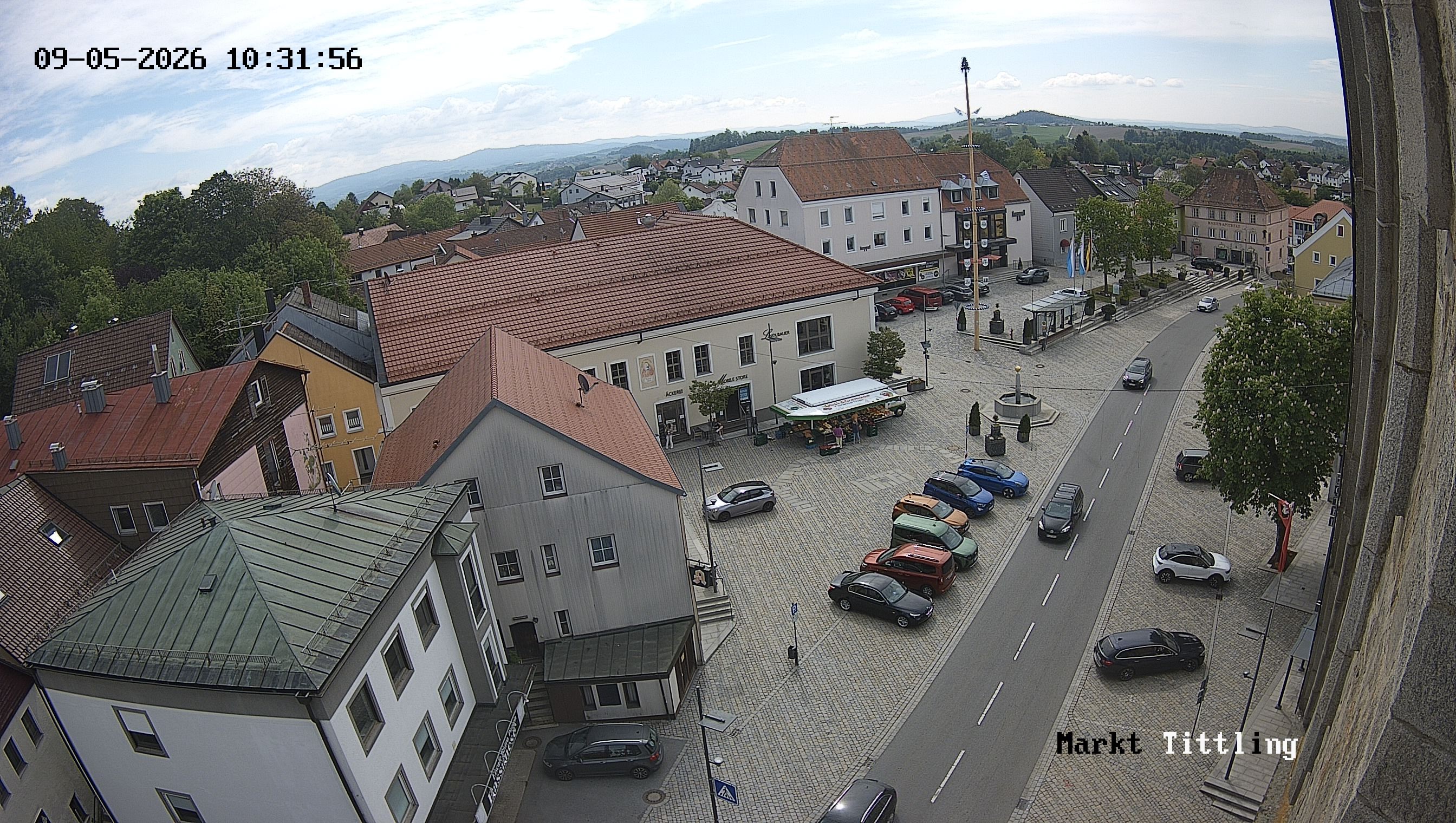 Archived image Webcam Tittling Market Square