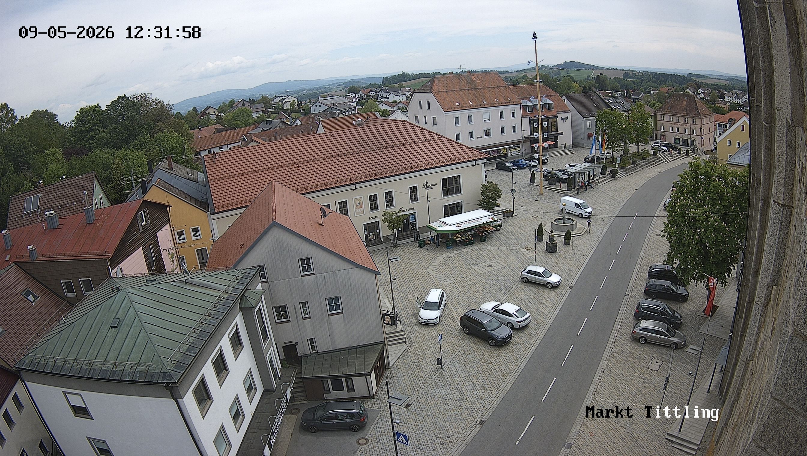 Archived image Webcam Tittling Market Square