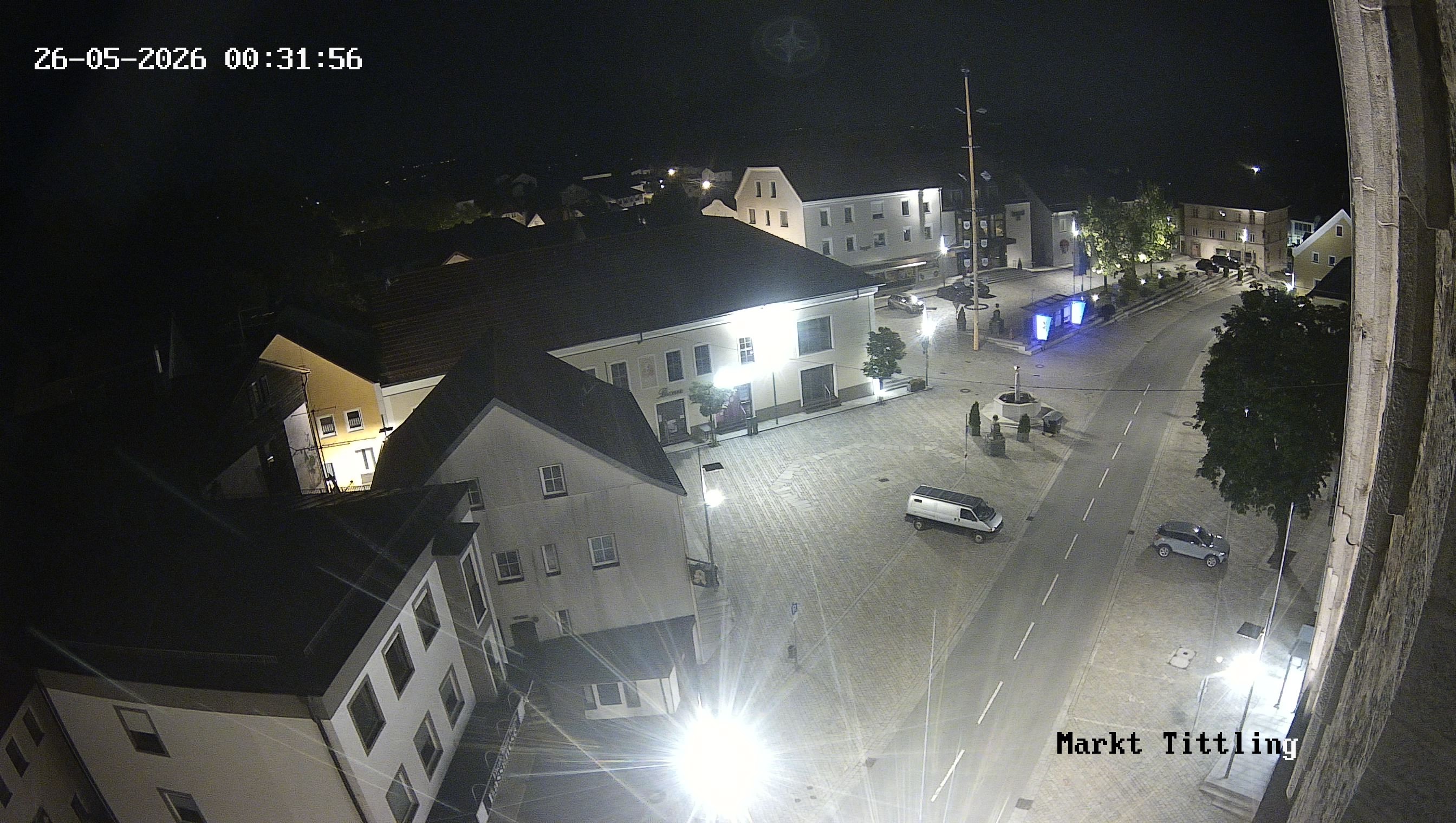 Archiv Foto Webcam Marktplatz in Tittling