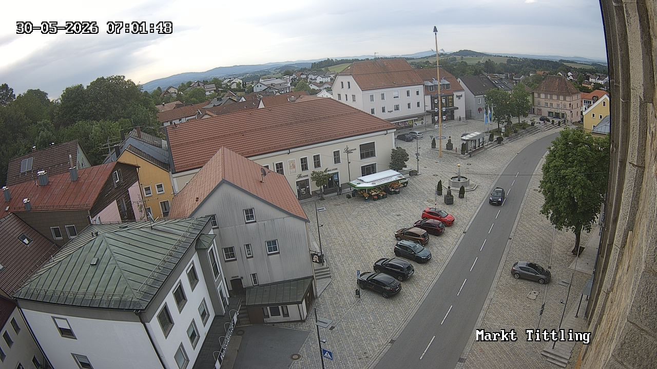 Archived image Webcam Tittling Market Square