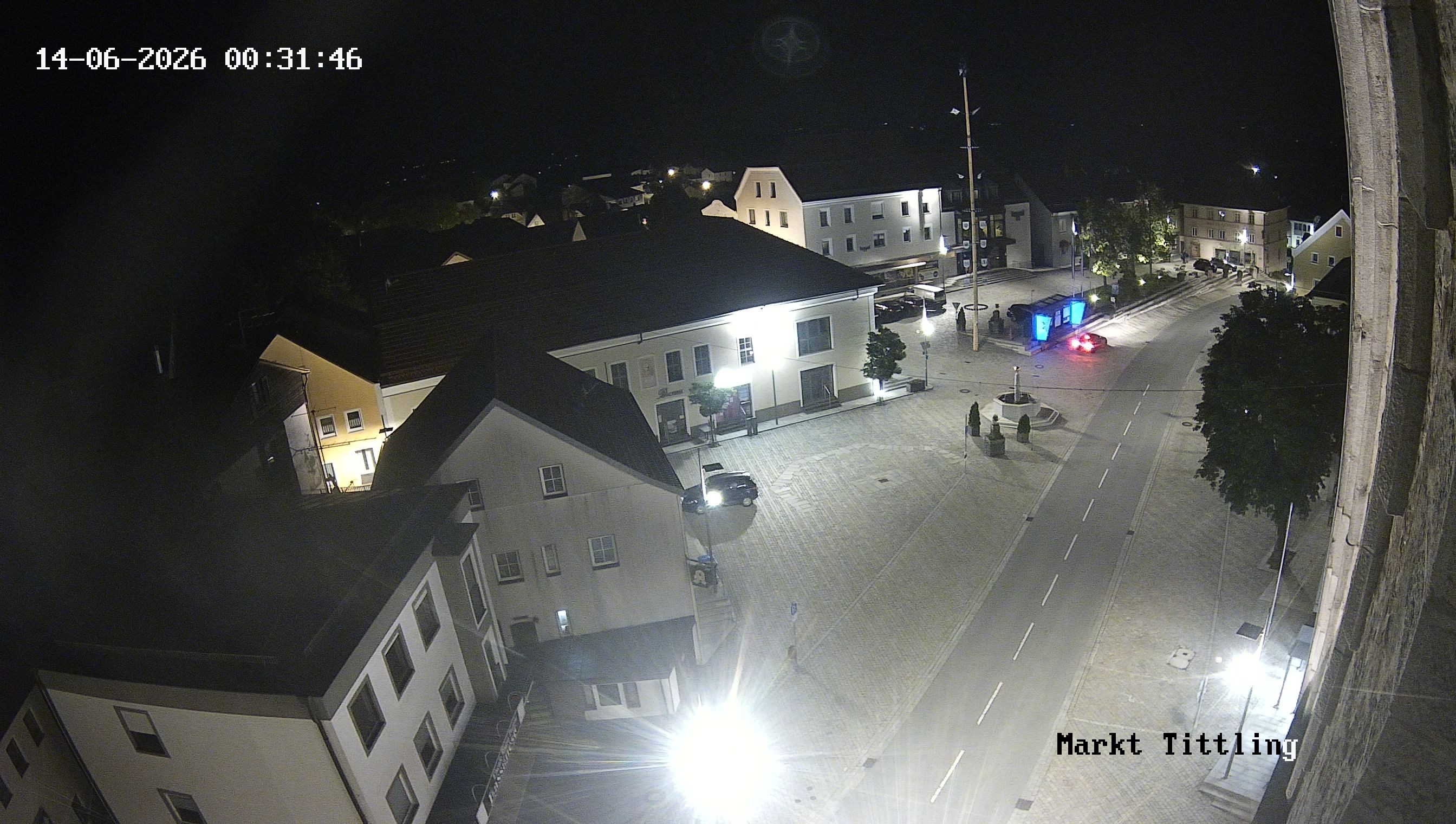 Archiv Foto Webcam Marktplatz in Tittling