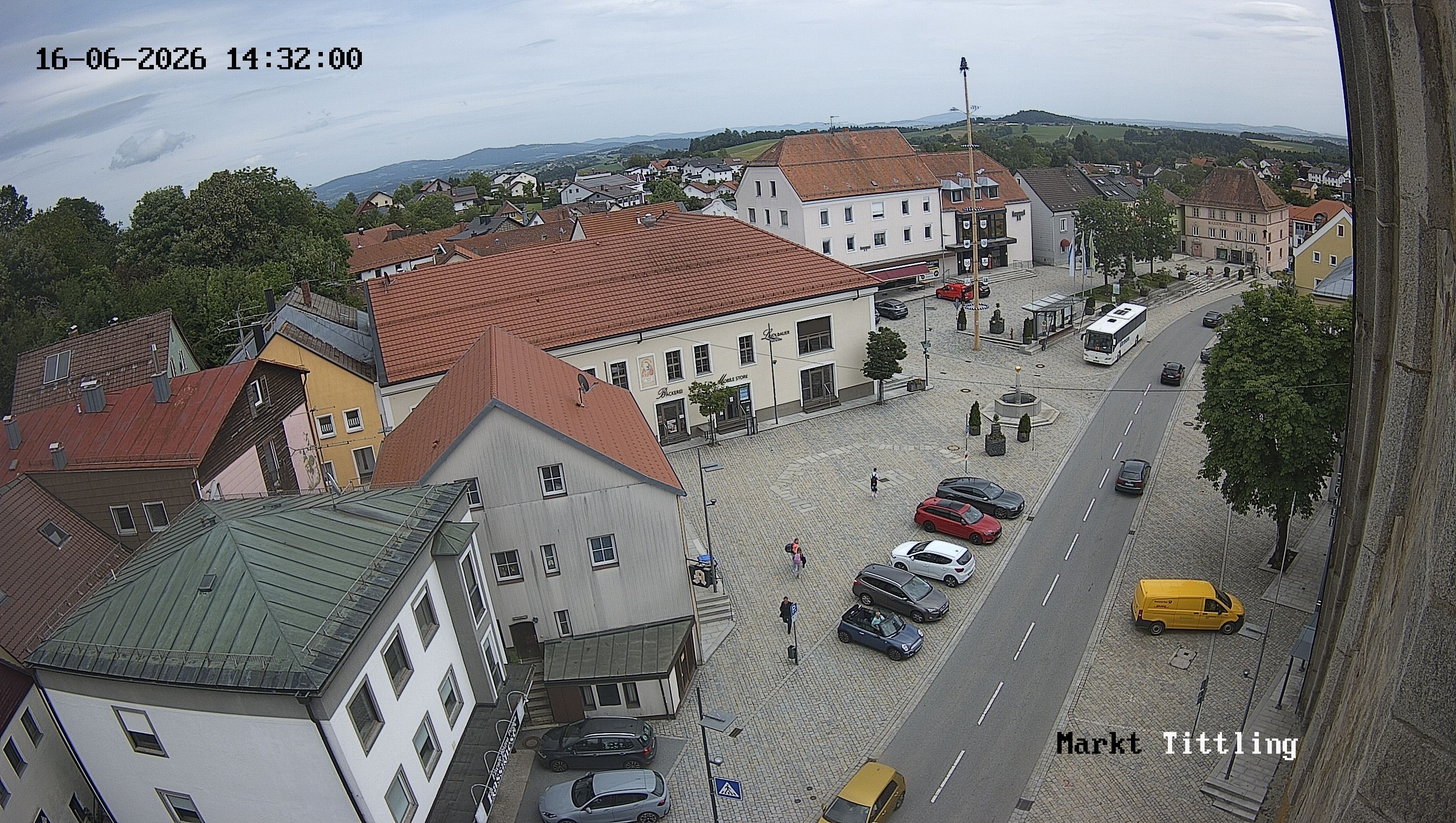Archived image Webcam Tittling Market Square