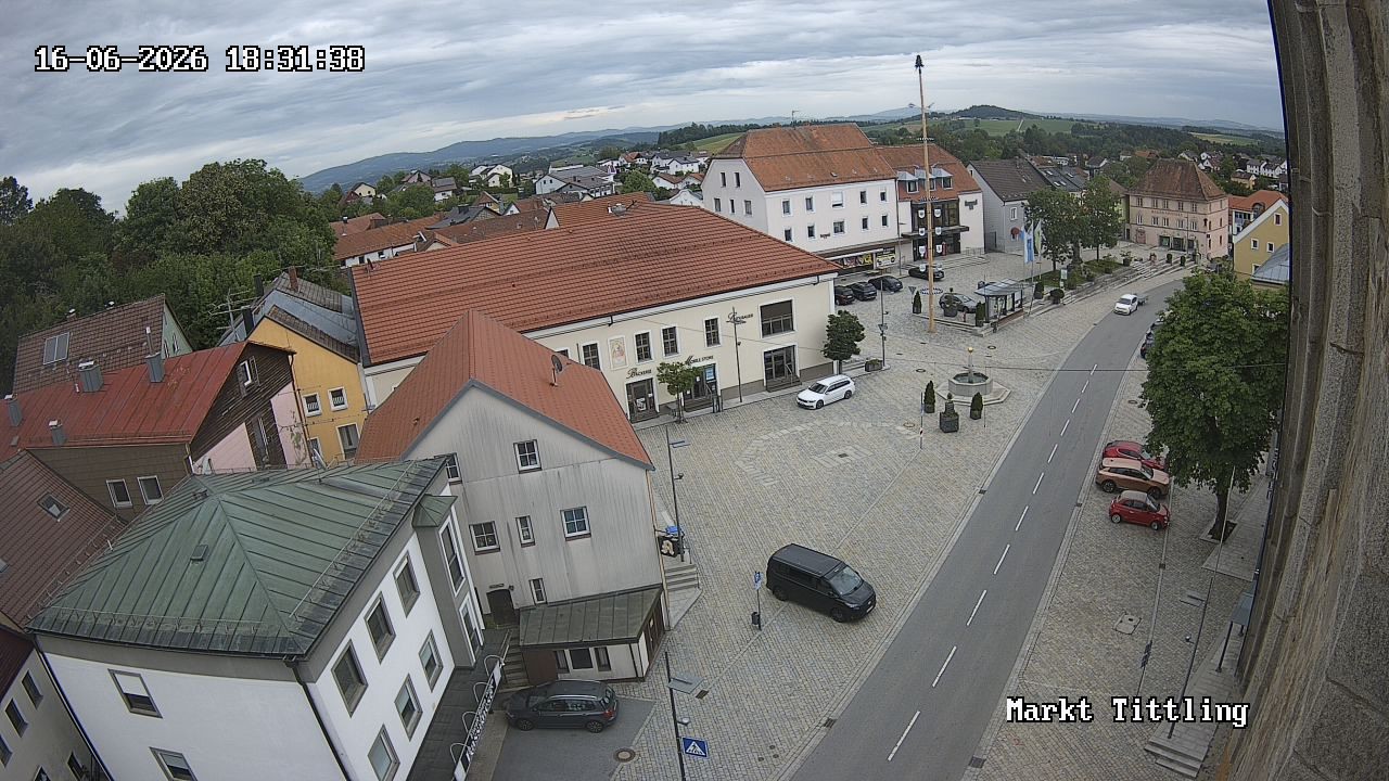 Archived image Webcam Tittling Market Square
