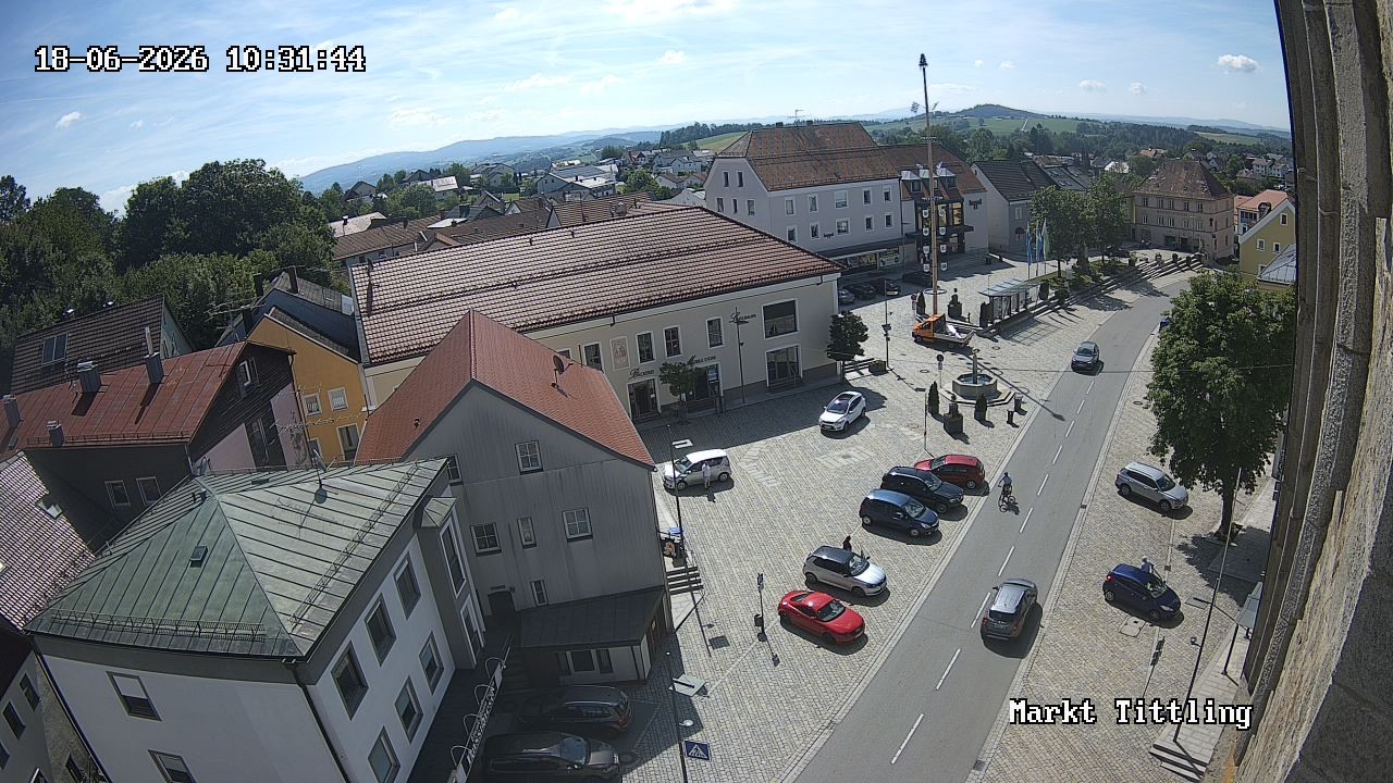 Archived image Webcam Tittling Market Square