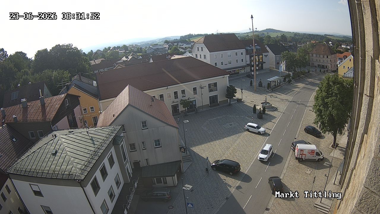 Archived image Webcam Tittling Market Square