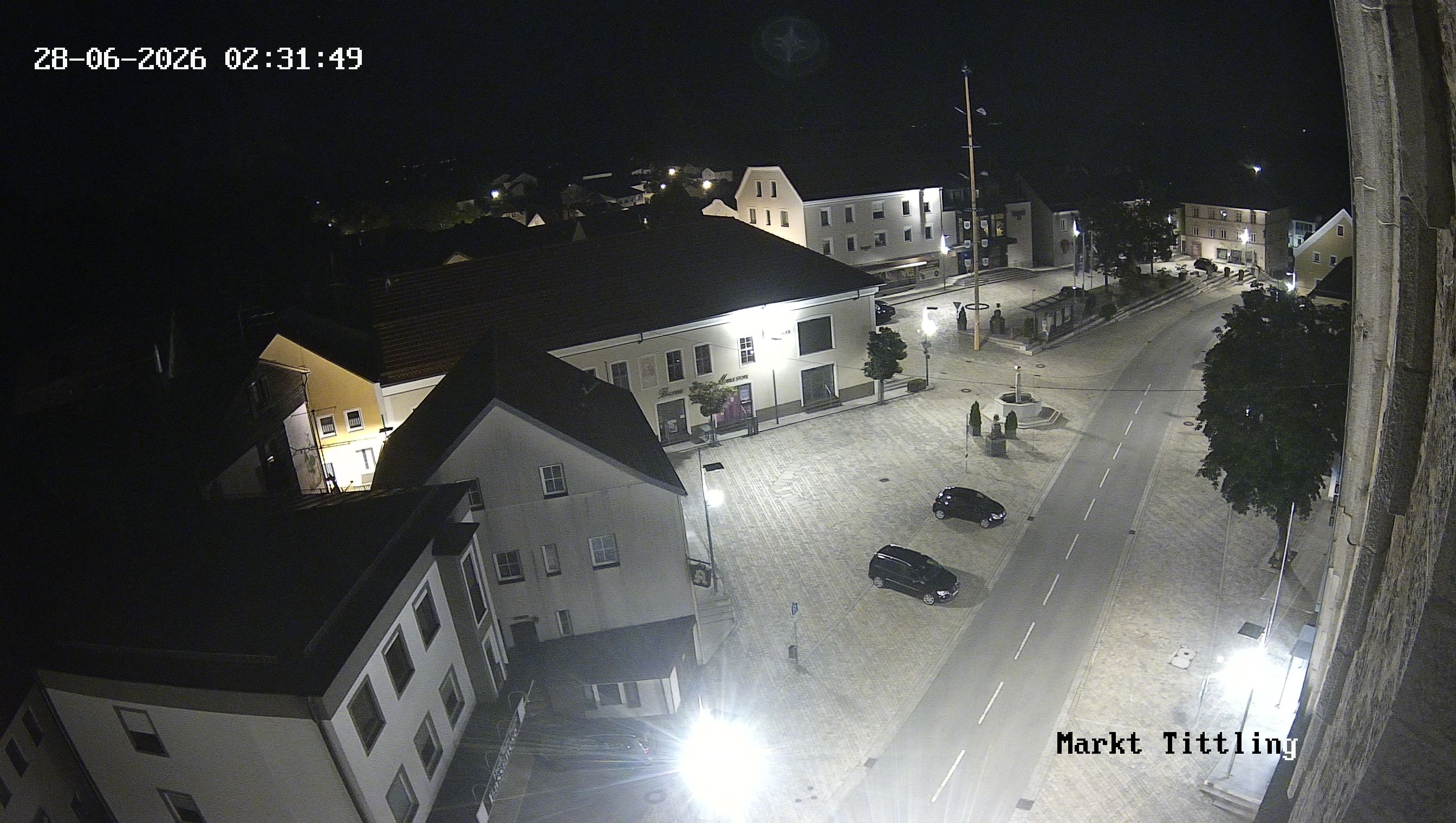 Archiv Foto Webcam Marktplatz in Tittling