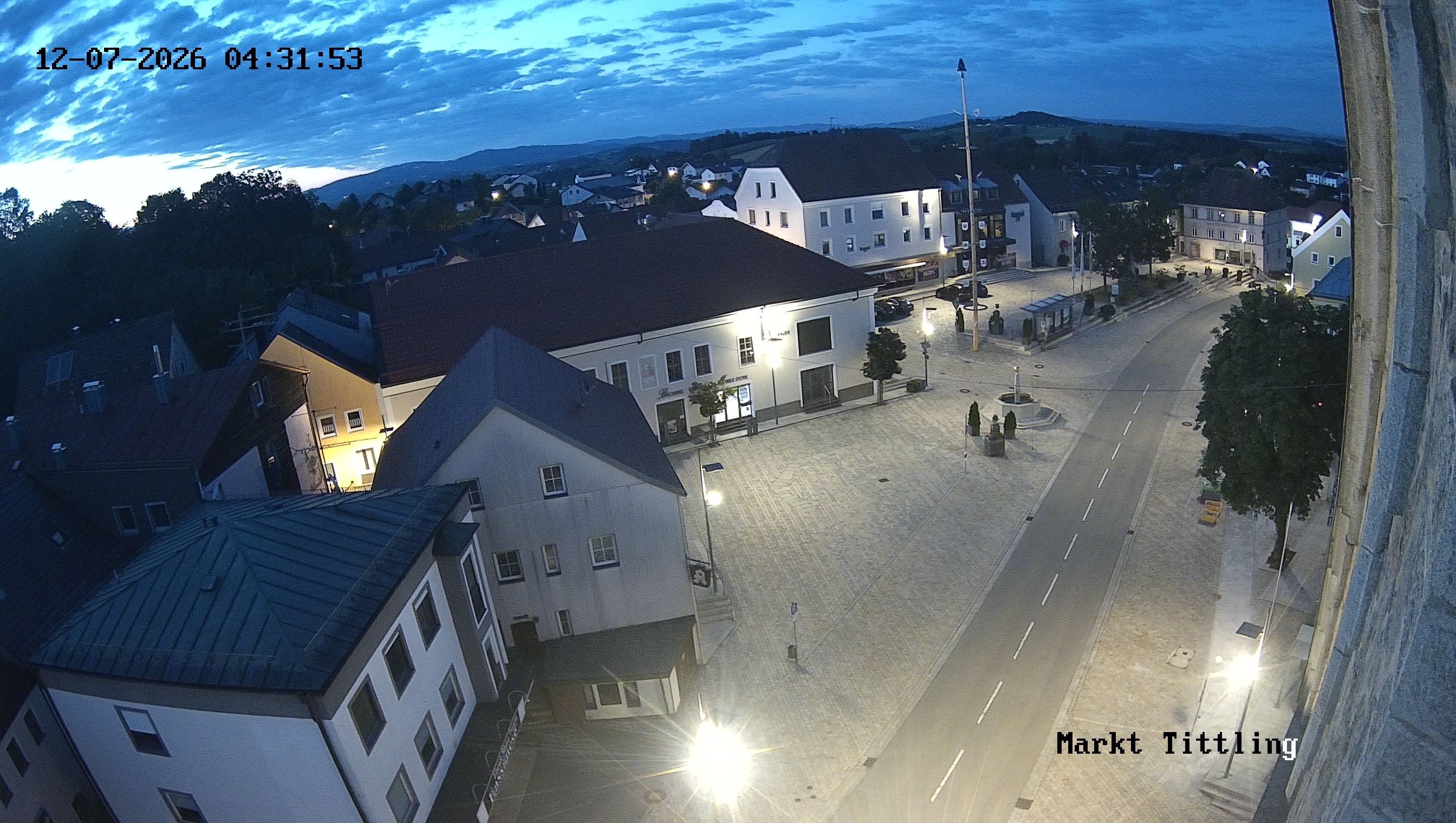 Archived image Webcam Tittling Market Square