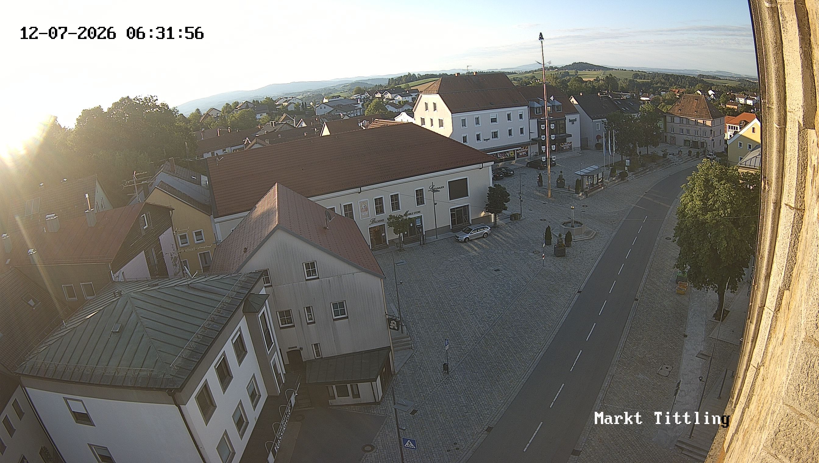 Archived image Webcam Tittling Market Square