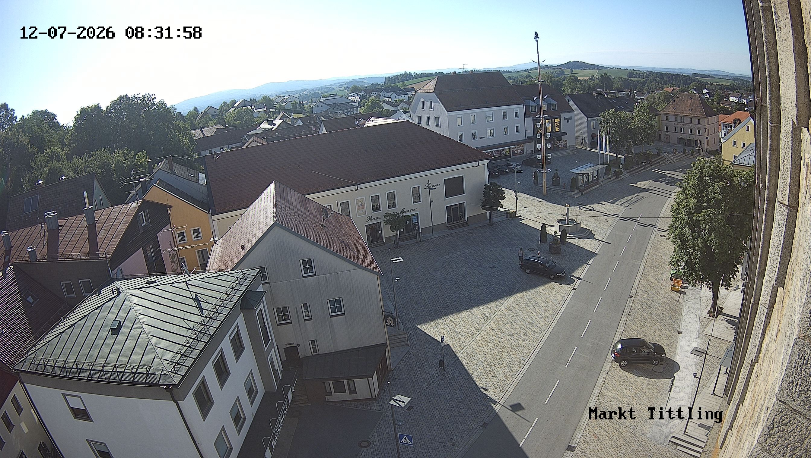 Archived image Webcam Tittling Market Square
