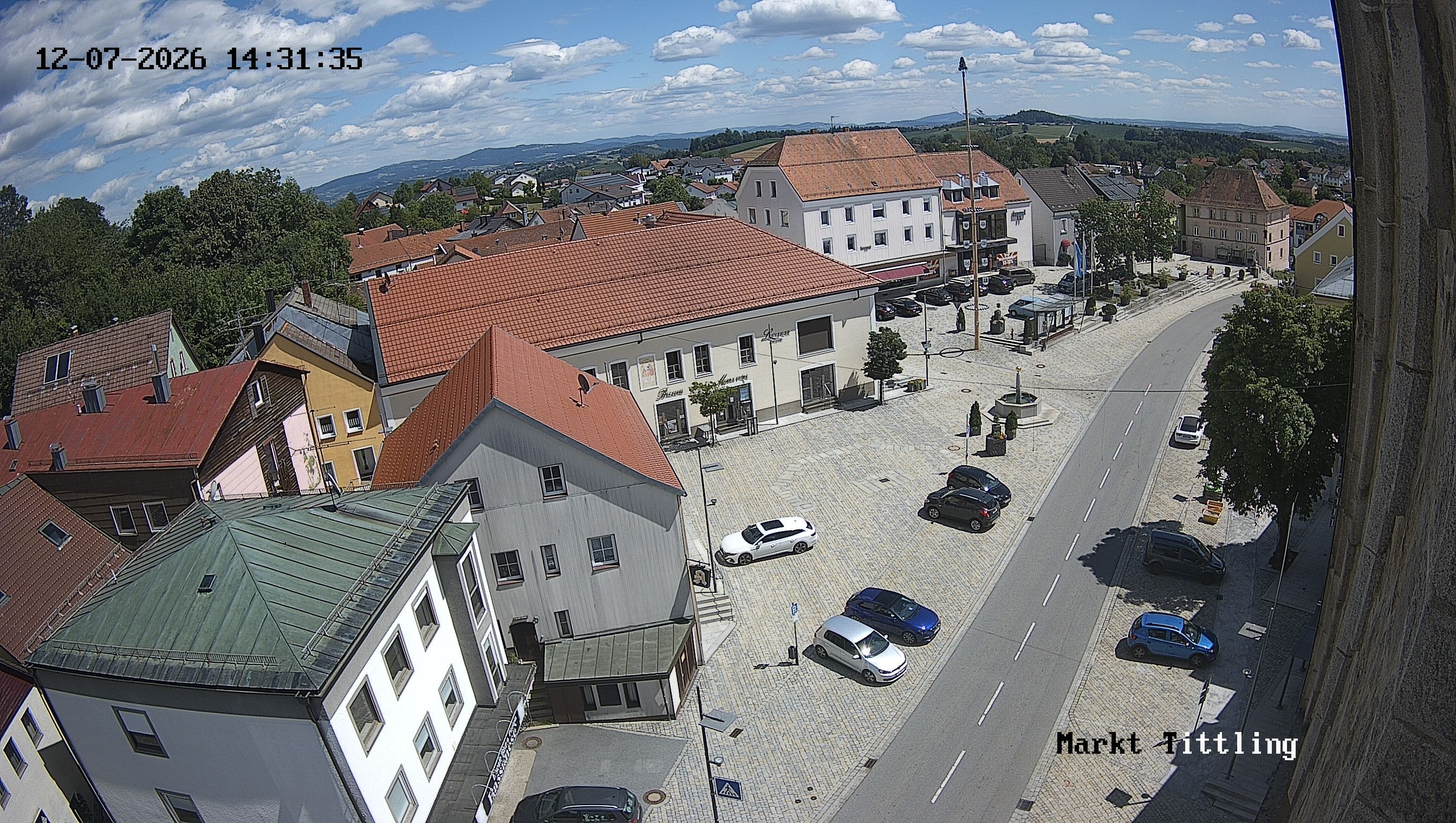Archived image Webcam Tittling Market Square