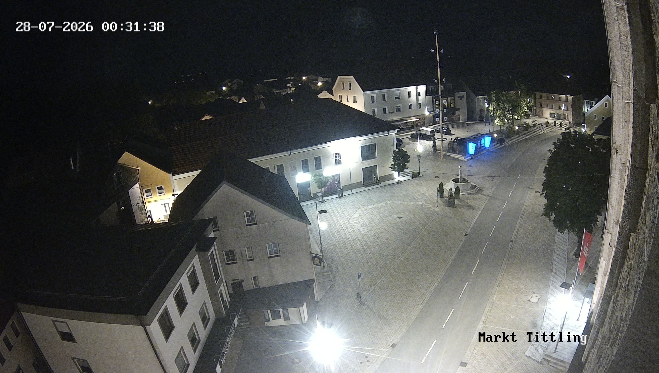 Archiv Foto Webcam Marktplatz in Tittling
