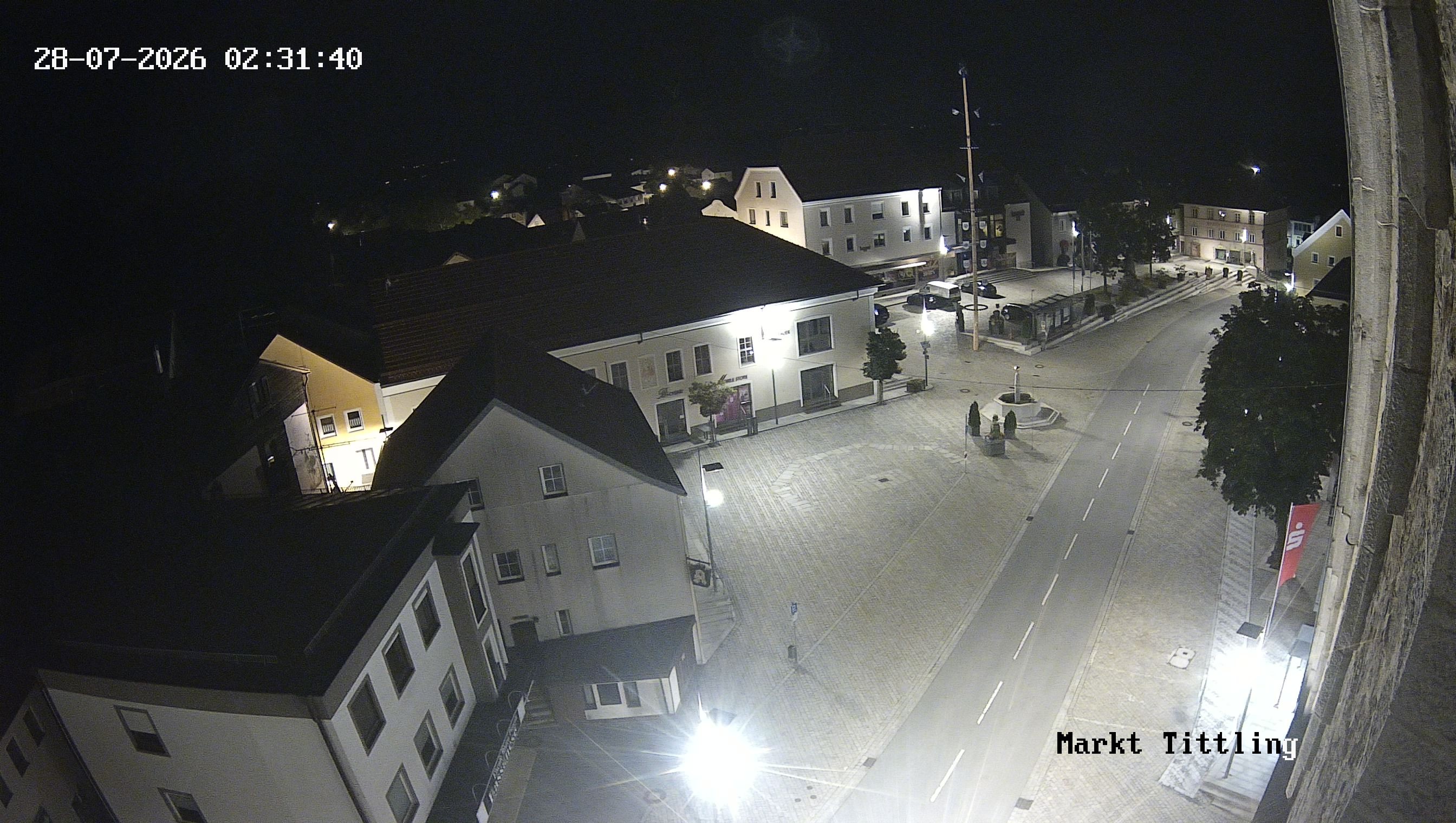Archiv Foto Webcam Marktplatz in Tittling