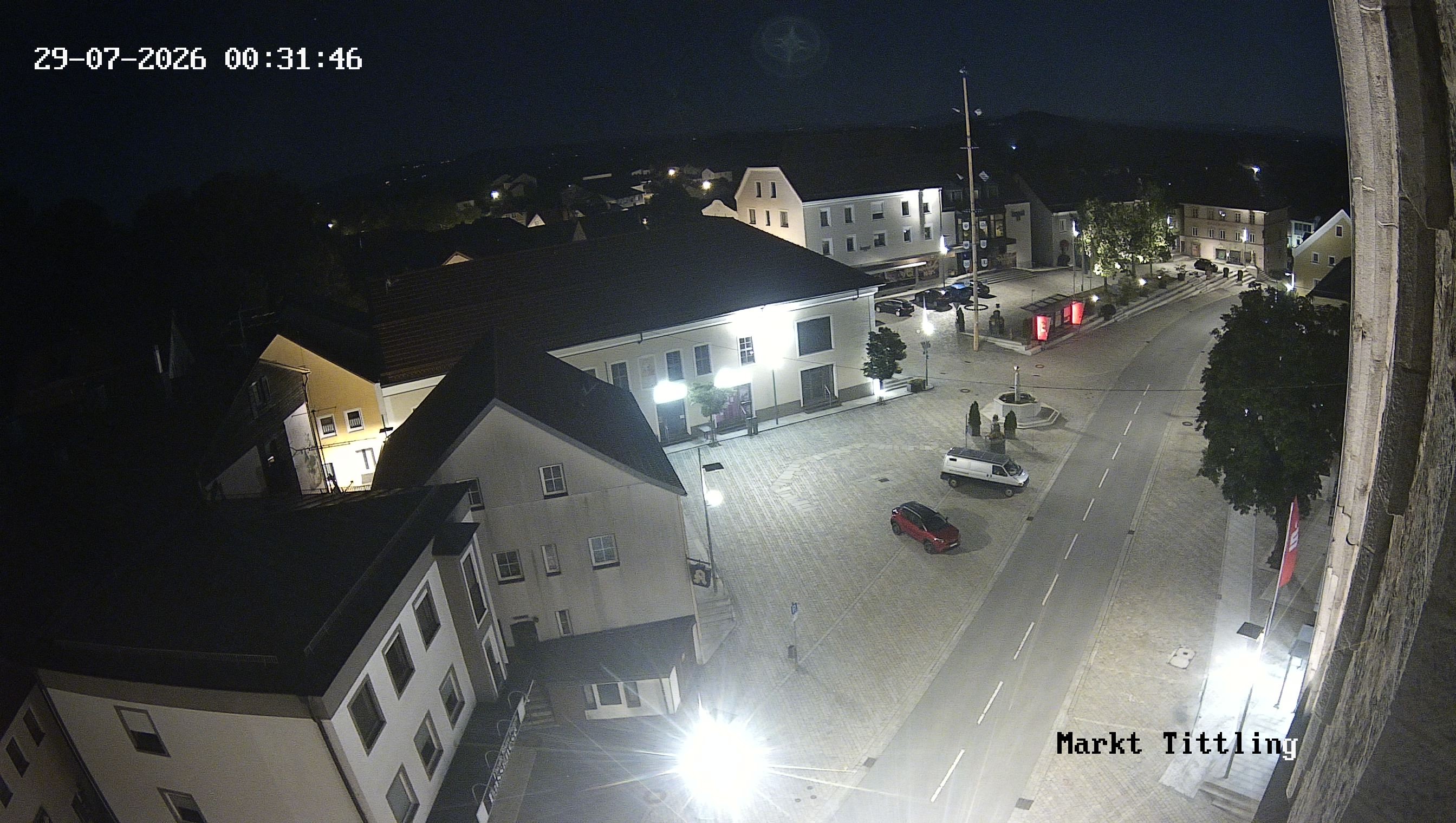 Archiv Foto Webcam Marktplatz in Tittling