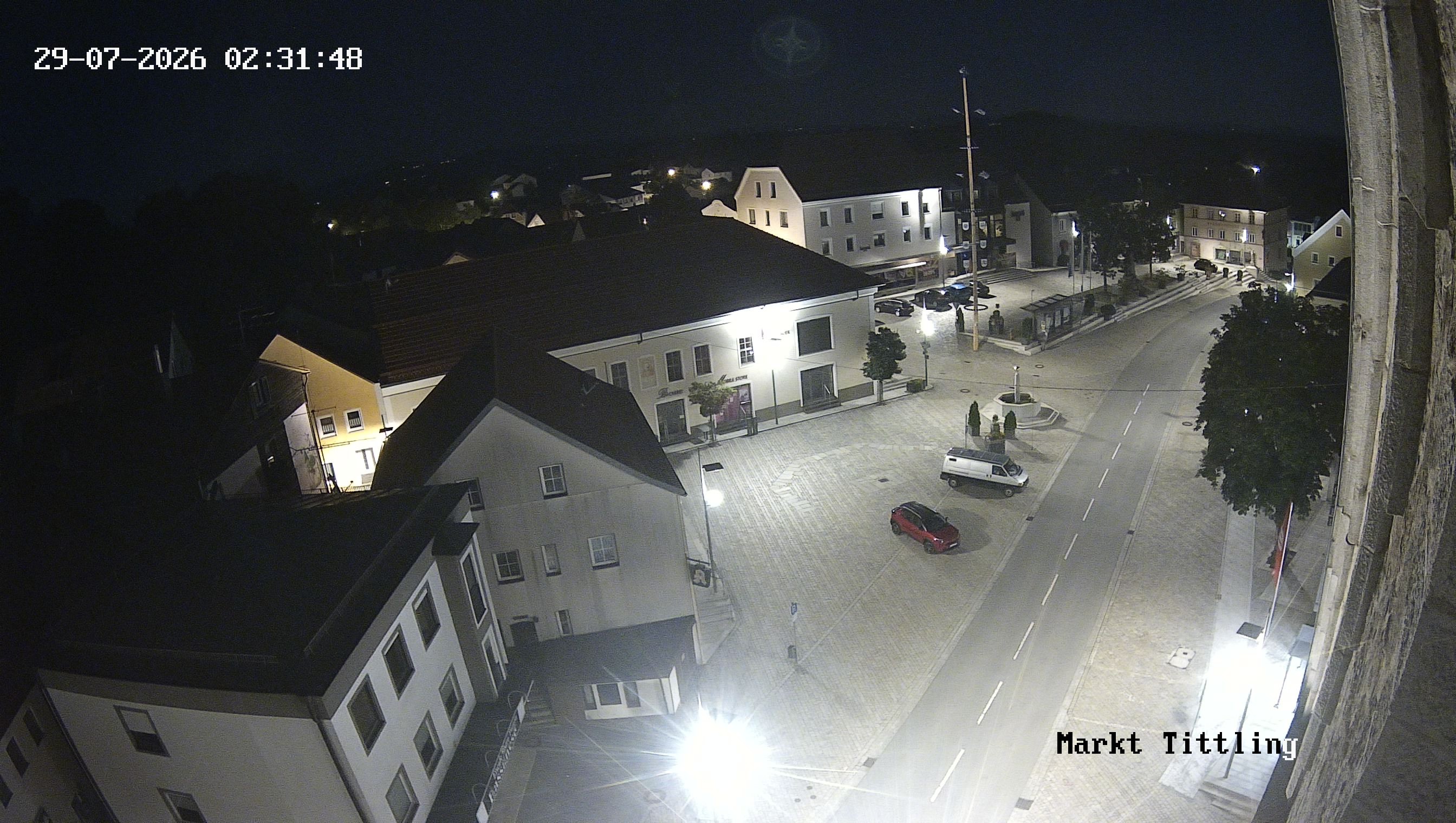 Archiv Foto Webcam Marktplatz in Tittling
