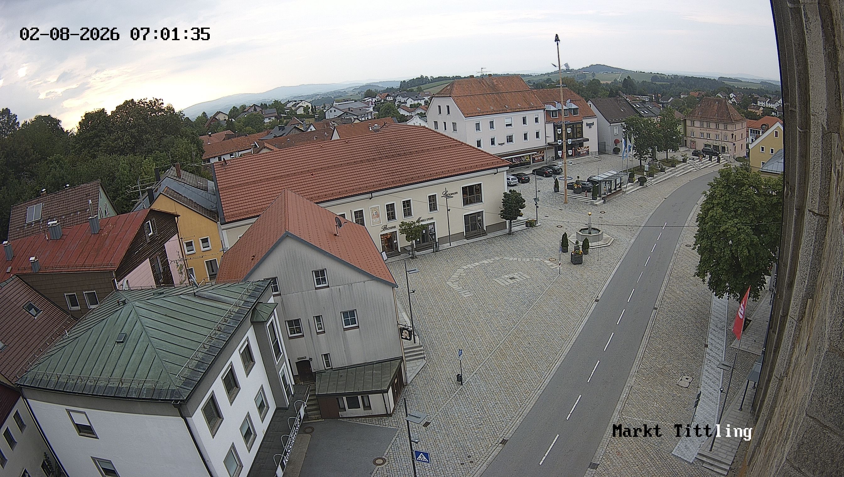 Archived image Webcam Tittling Market Square