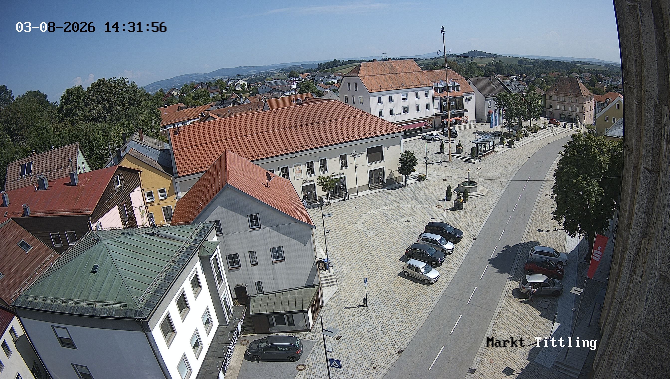Archiv Foto Webcam Marktplatz in Tittling