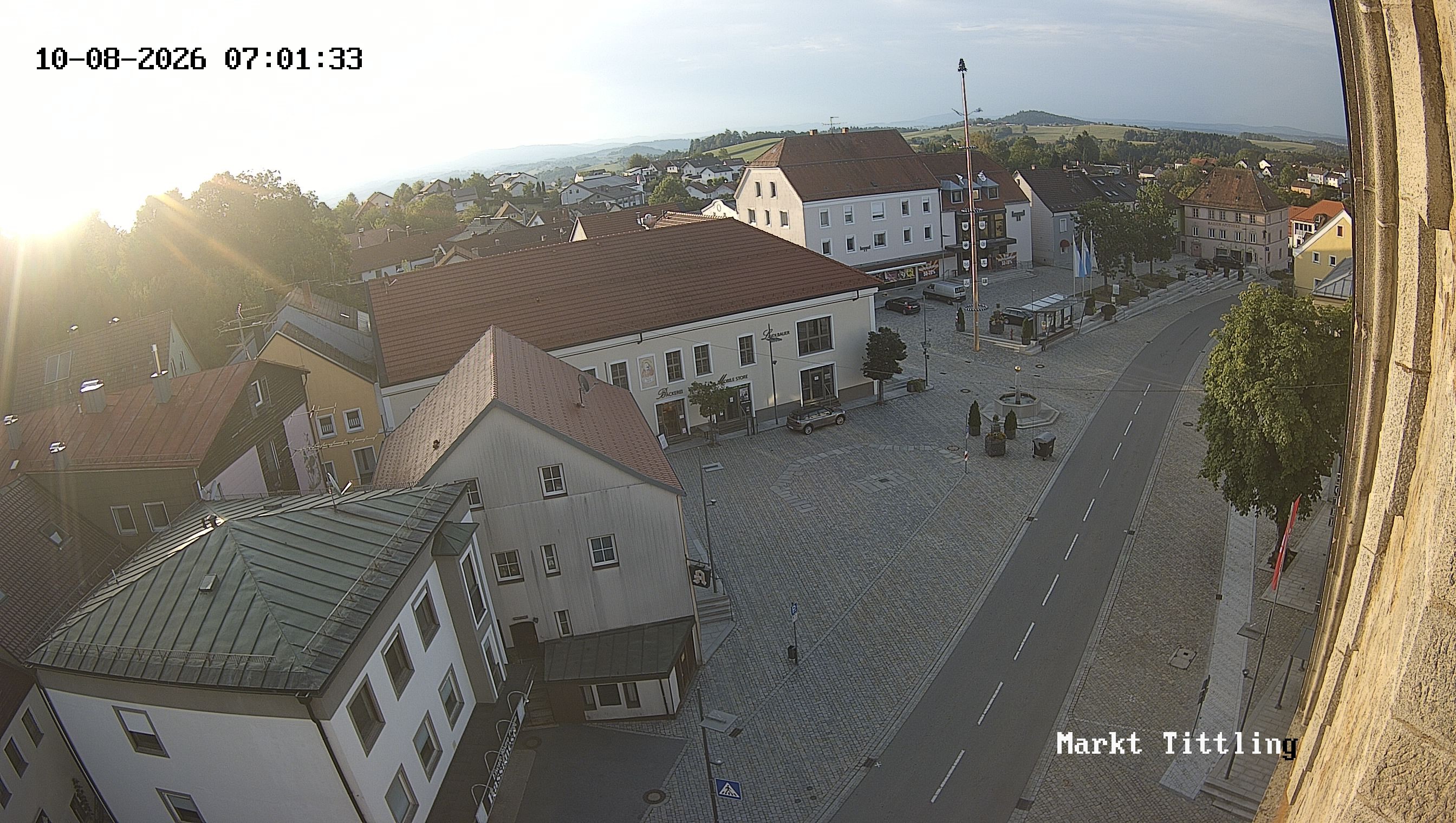 Archiv Foto Webcam Marktplatz in Tittling