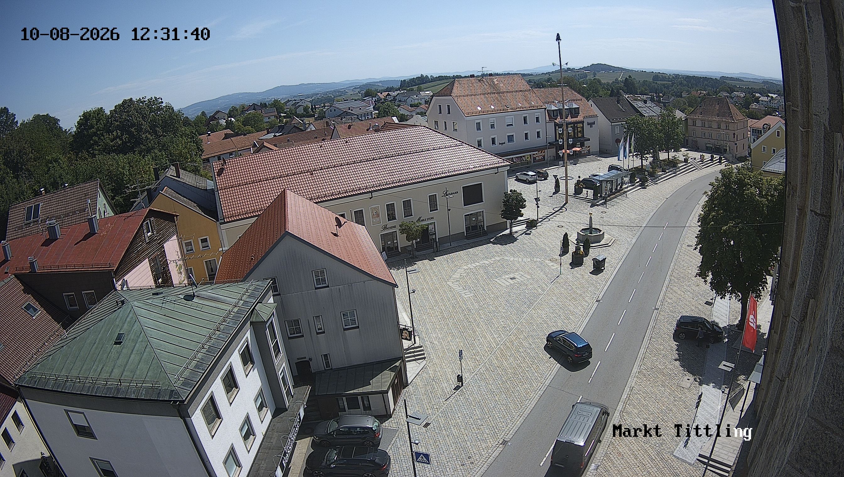 Archiv Foto Webcam Marktplatz in Tittling