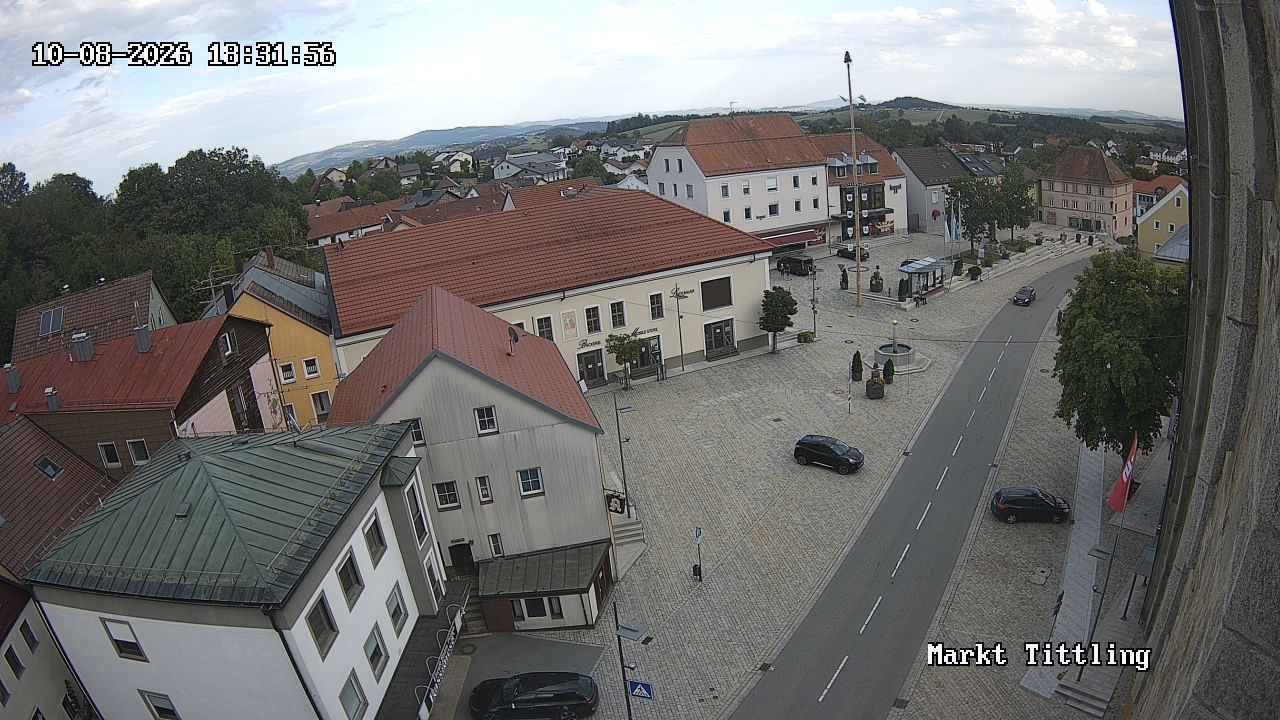 Archiv Foto Webcam Marktplatz in Tittling