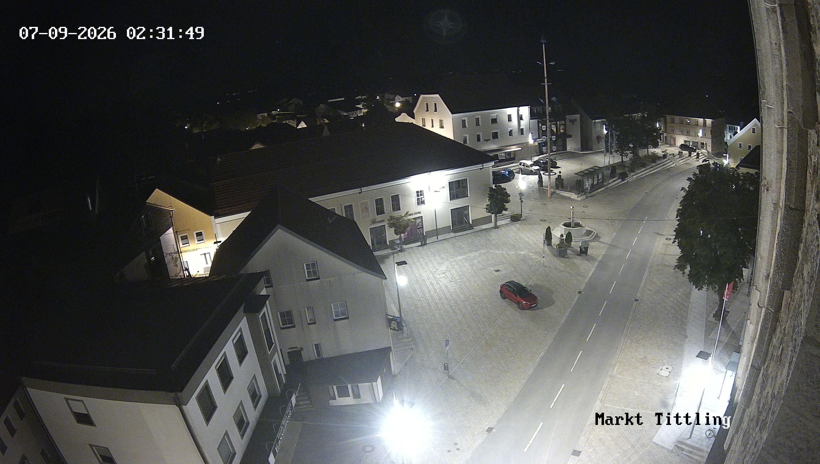 Archiv Foto Webcam Marktplatz in Tittling