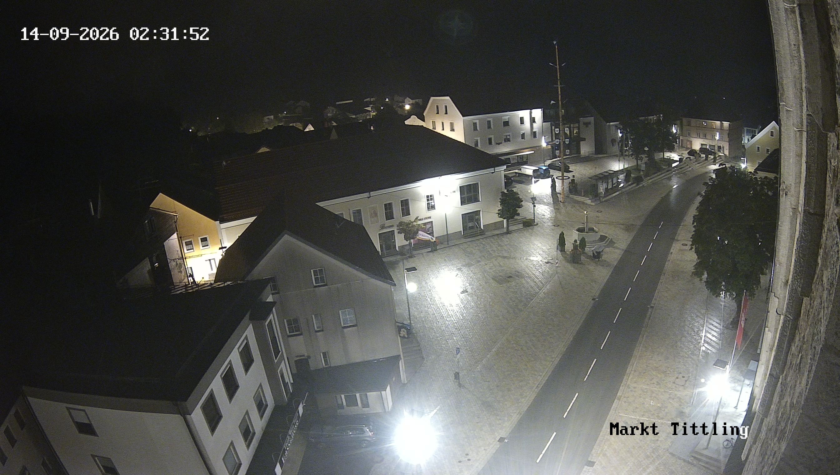 Archiv Foto Webcam Marktplatz in Tittling