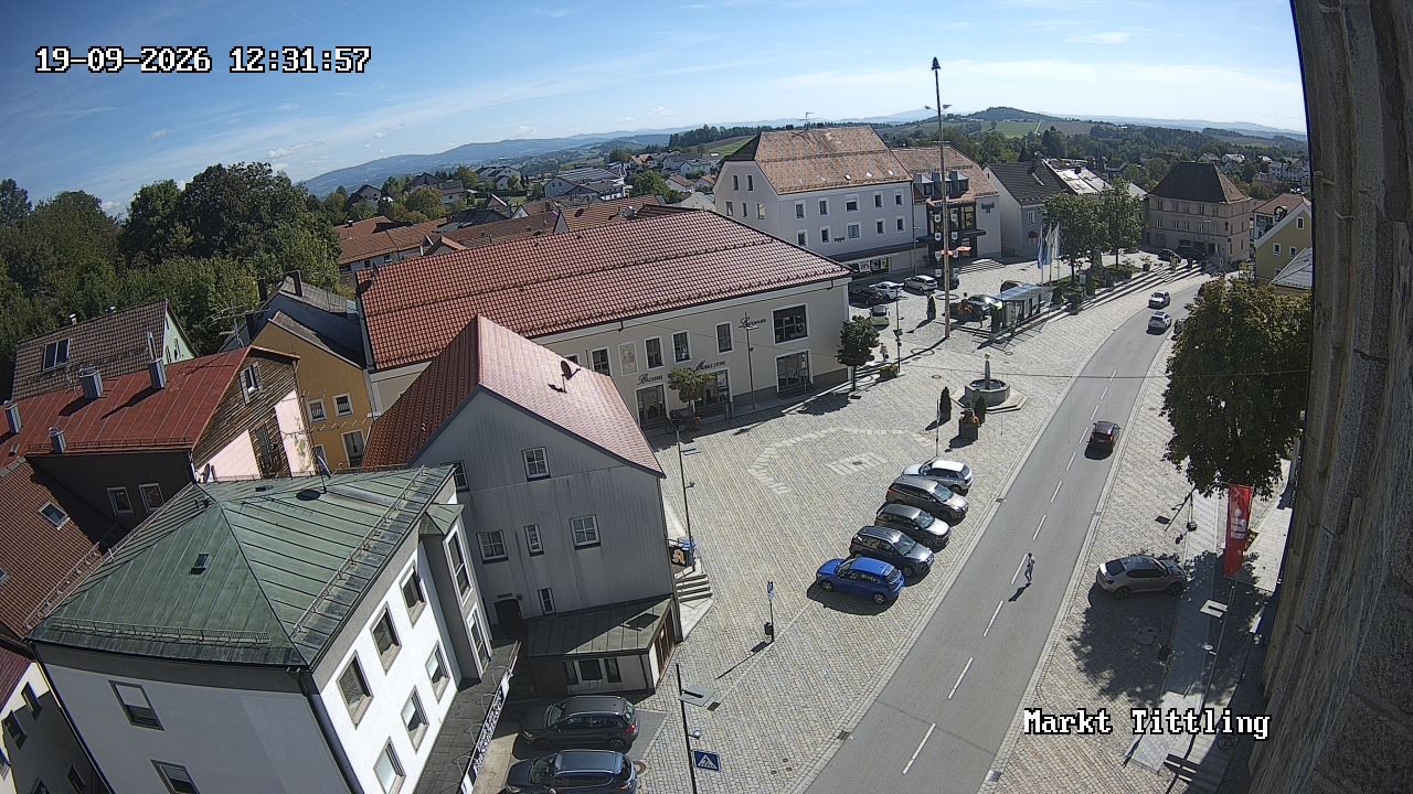 Archived image Webcam Tittling Market Square