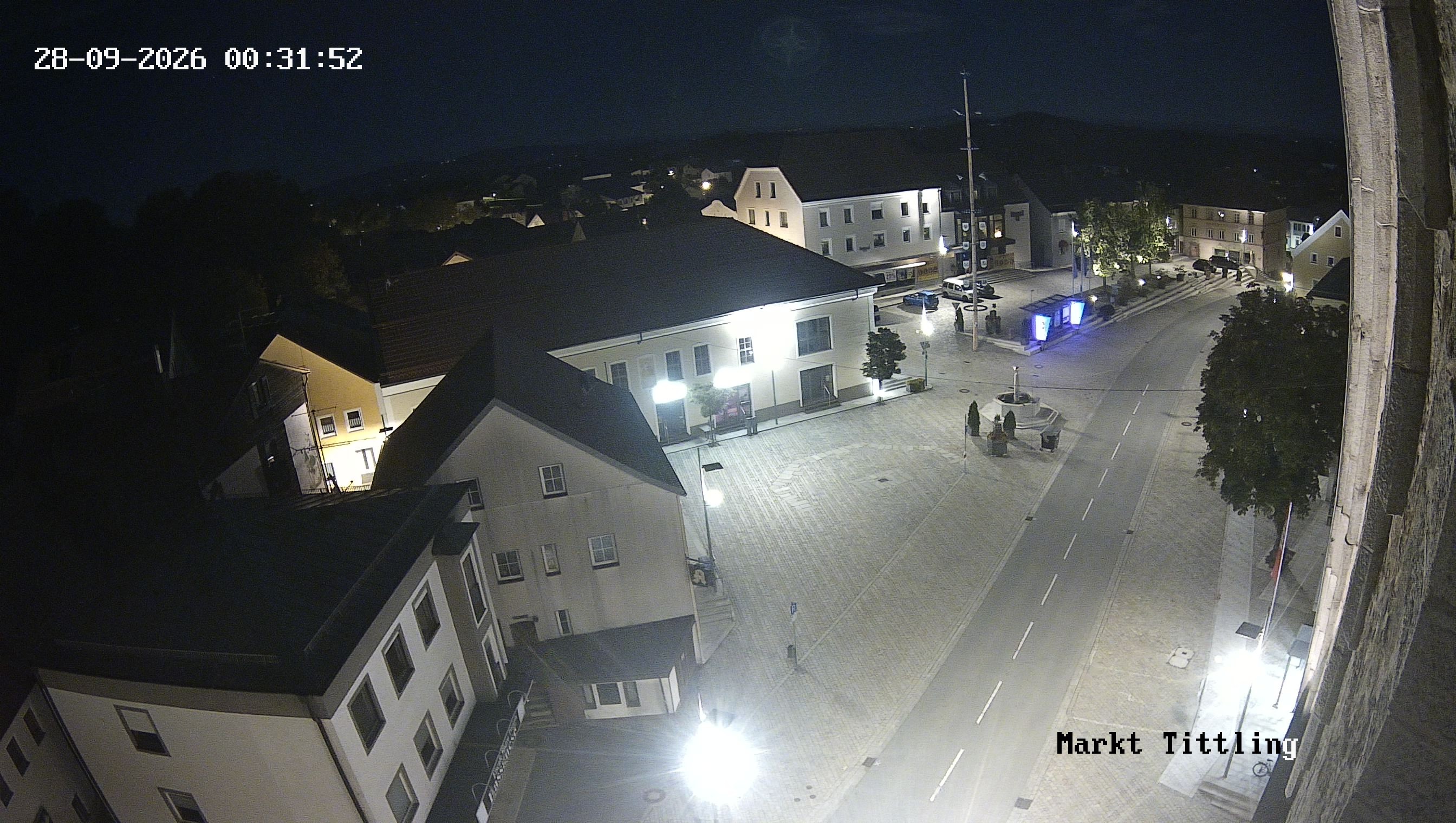 Archiv Foto Webcam Marktplatz in Tittling