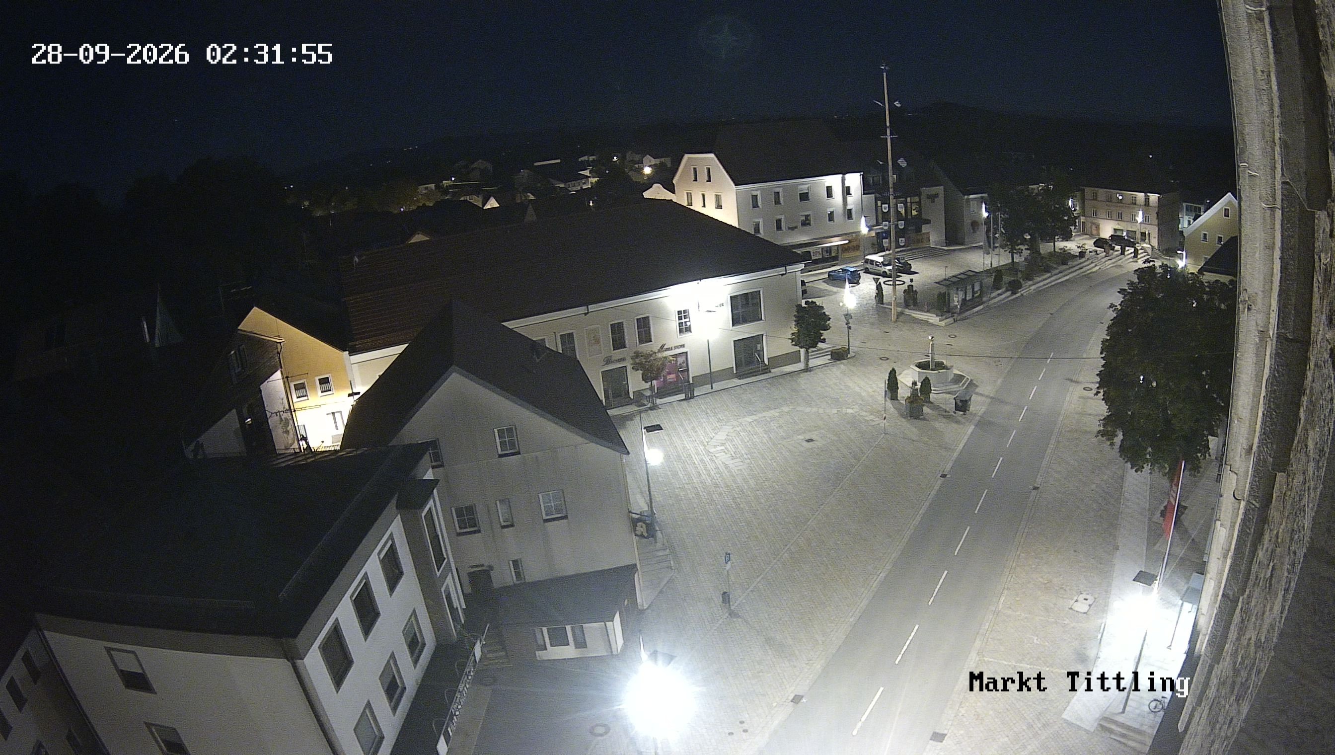 Archiv Foto Webcam Marktplatz in Tittling