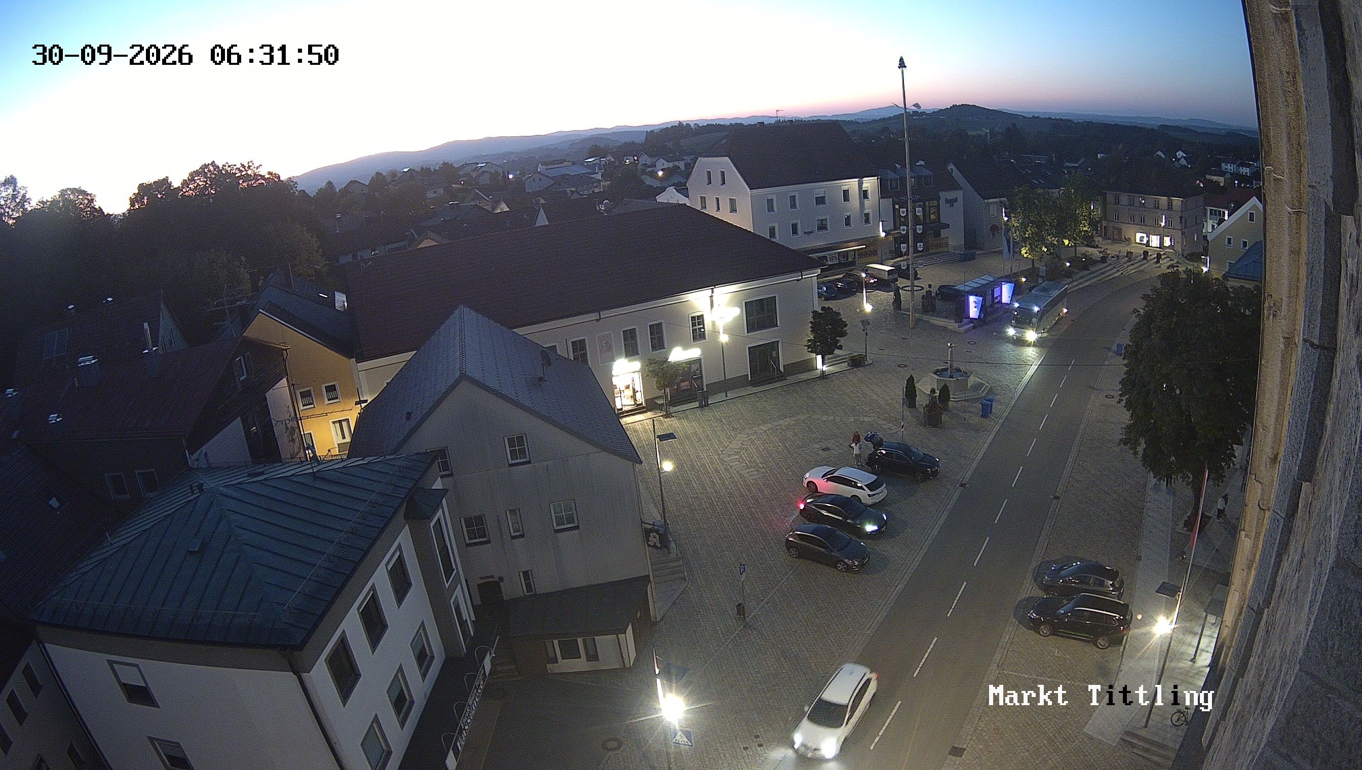Archiv Foto Webcam Marktplatz in Tittling